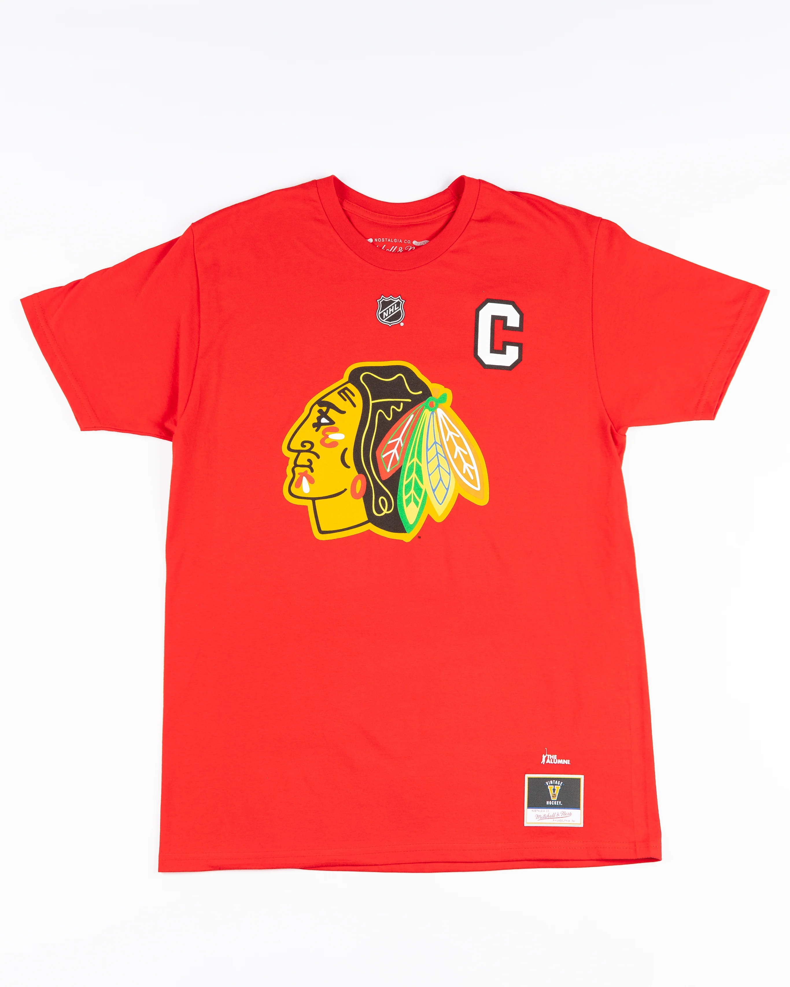 Mitchell & Ness Chicago Blackhawks 1997 Chelios Legacy Name and Number Tee - Image 4