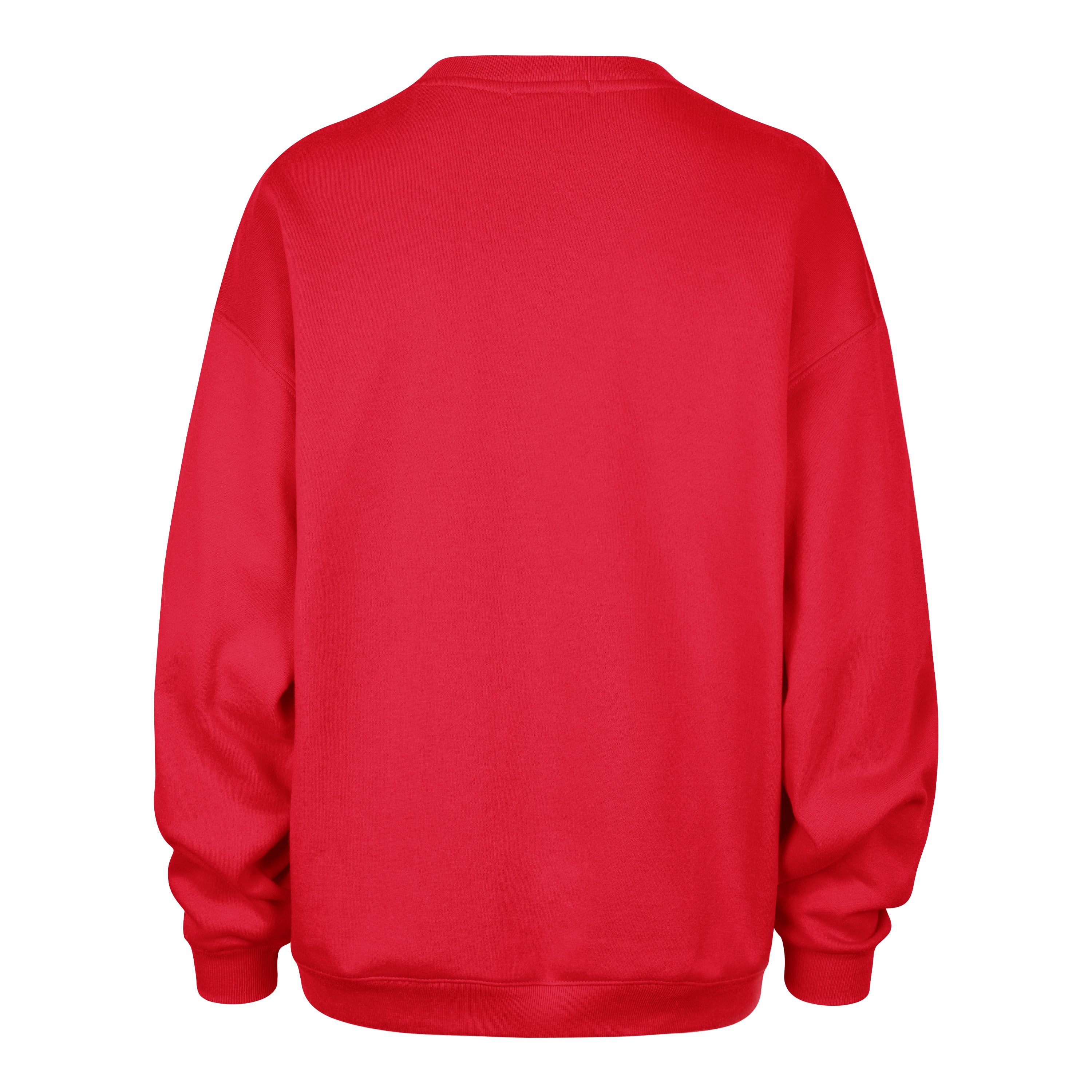 '47 Chicago Blackhawks Women's Satin Appliqué Oversized Crewneck - Image 2