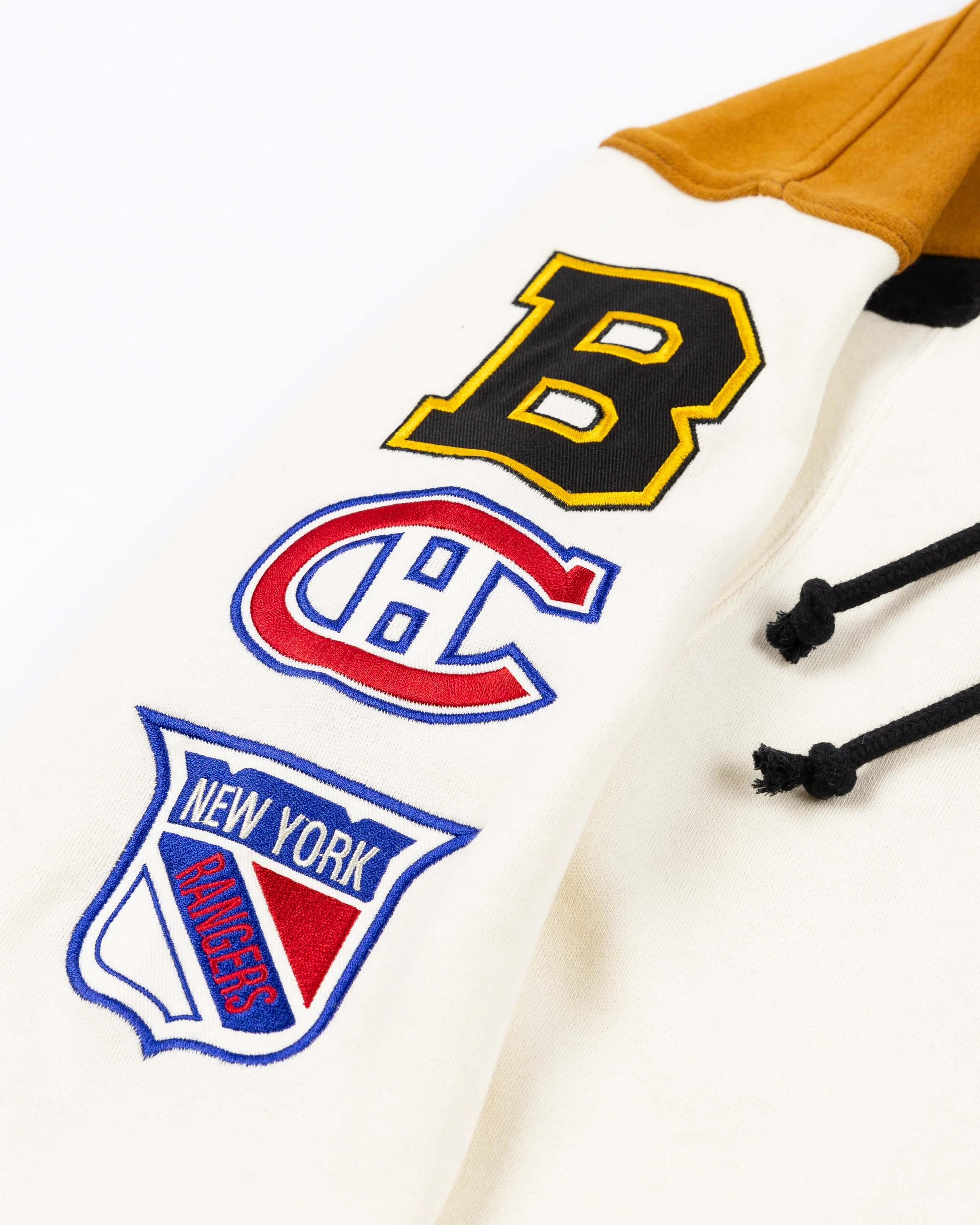 '47 Chicago Blackhawks Original 6 Fleece Lace Jersey Style Hood - Image 5