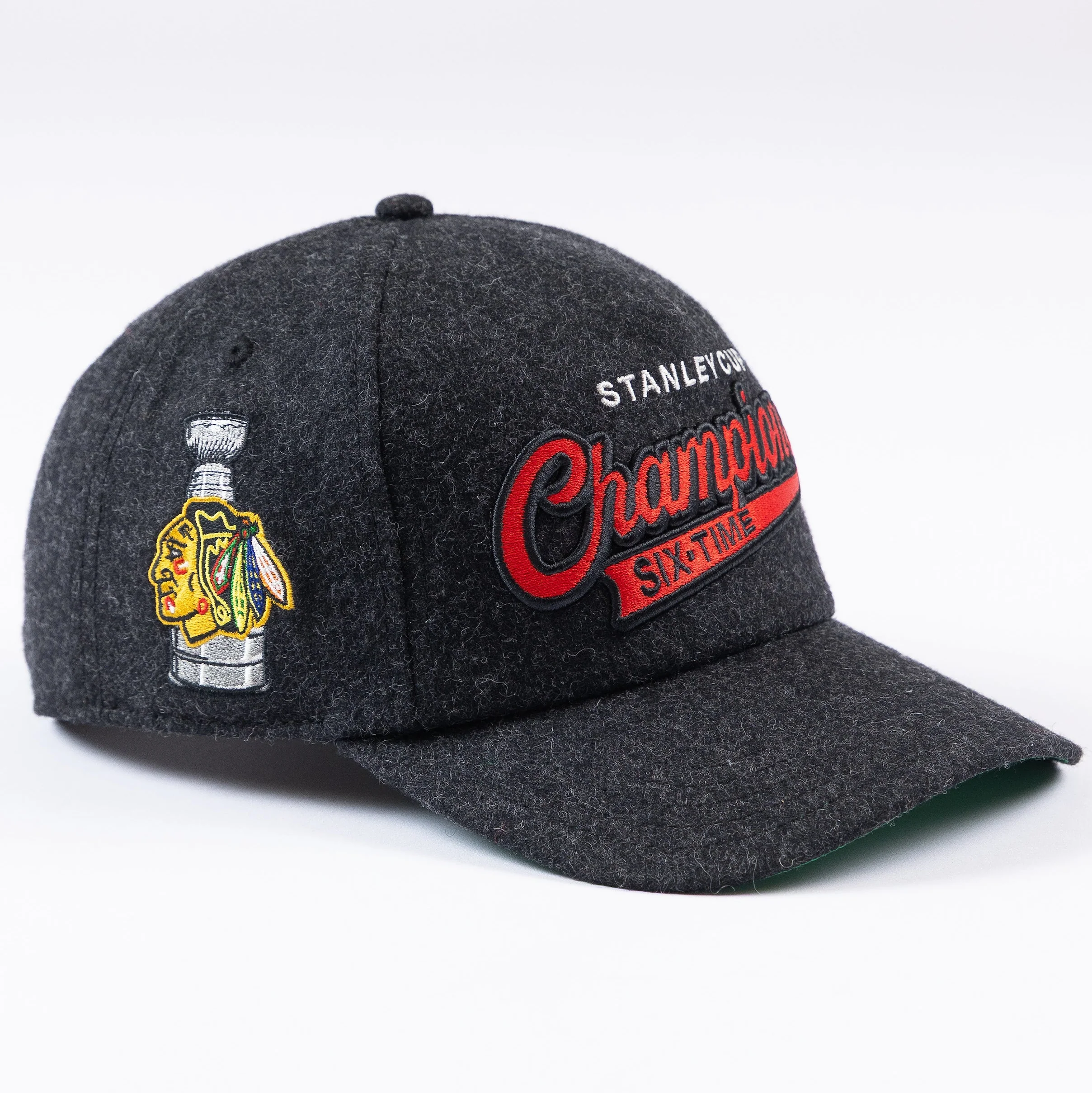 American Needle Chicago Blackhawks 6X Stanley Cup Champions Archive Roscoe Hat - Image 2