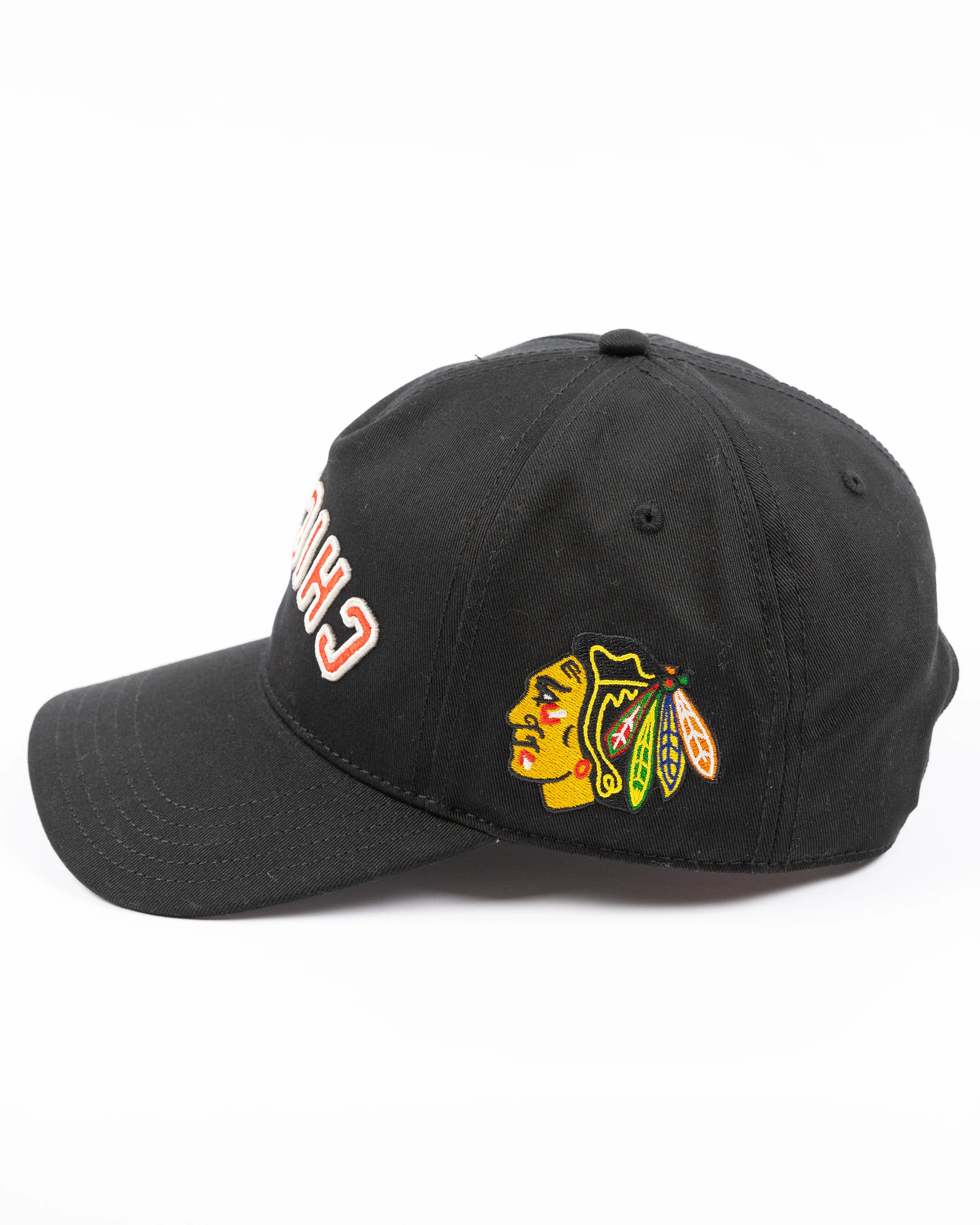 American Needle Chicago Blackhawks Black Reverse Front Roscoe Cap - Image 4