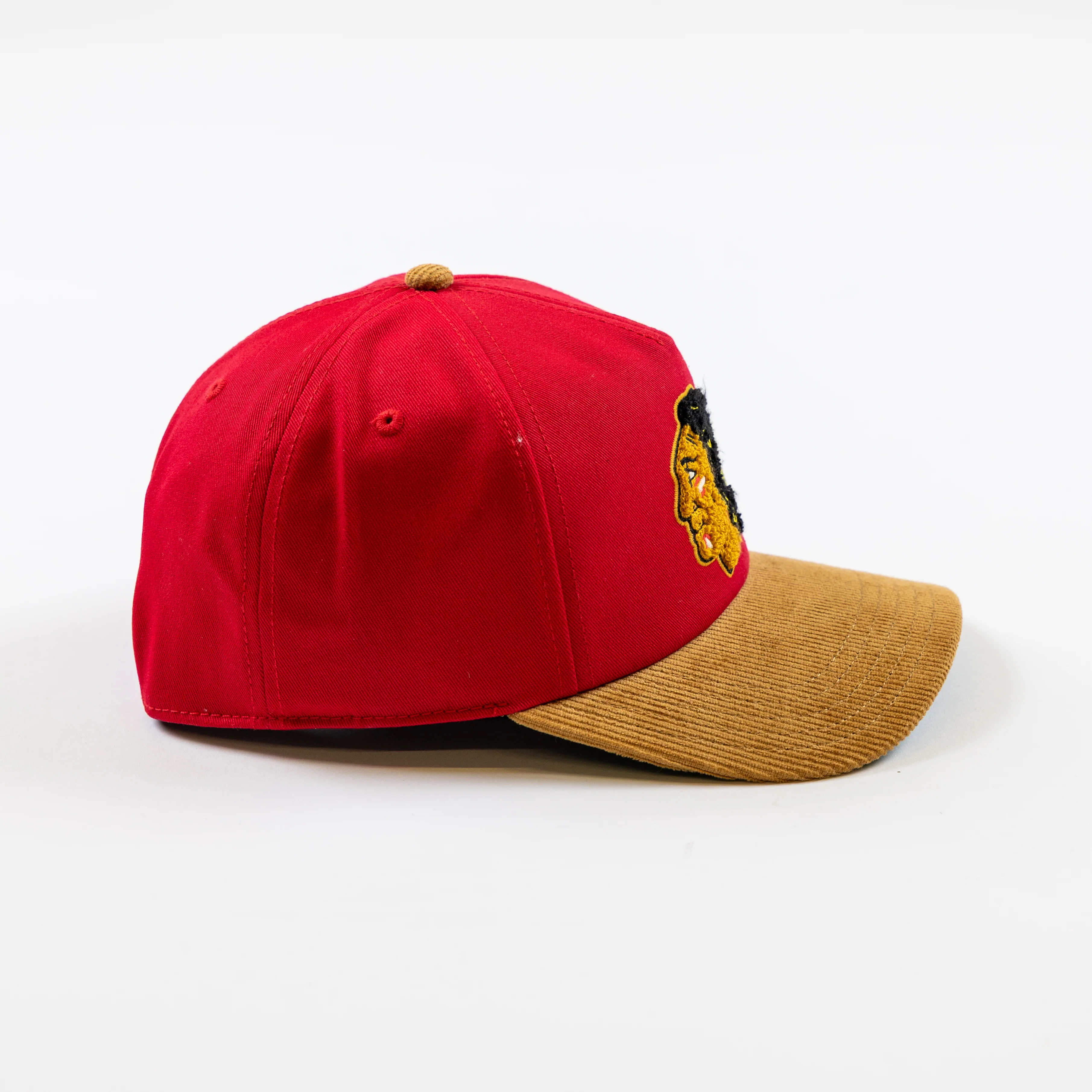 American Needle Chicago Blackhawks Centennial Chenille Corduroy Burnett Hat - Image 4