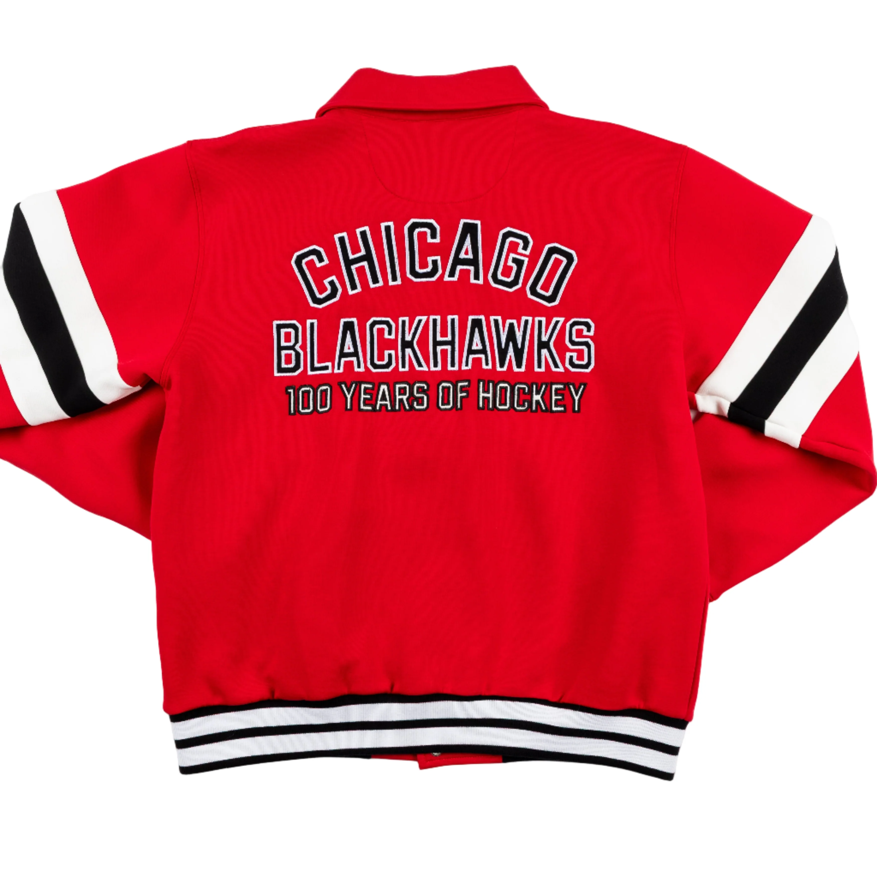 American Needle Chicago Blackhawks Centennial Retro Poly Snap Jacket - Image 4