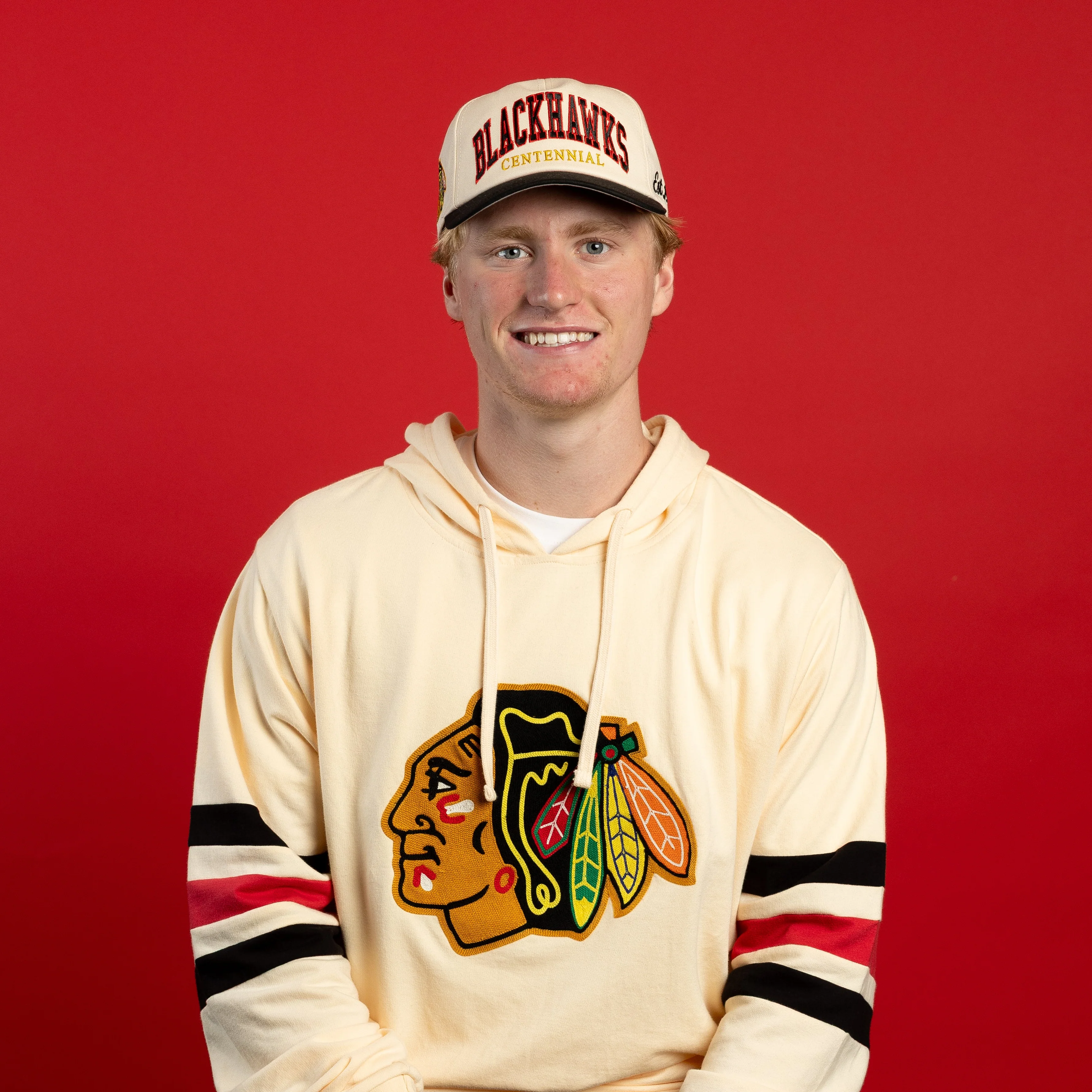 American Needle Chicago Blackhawks Centennial Sudbury Hoodie - Image 2