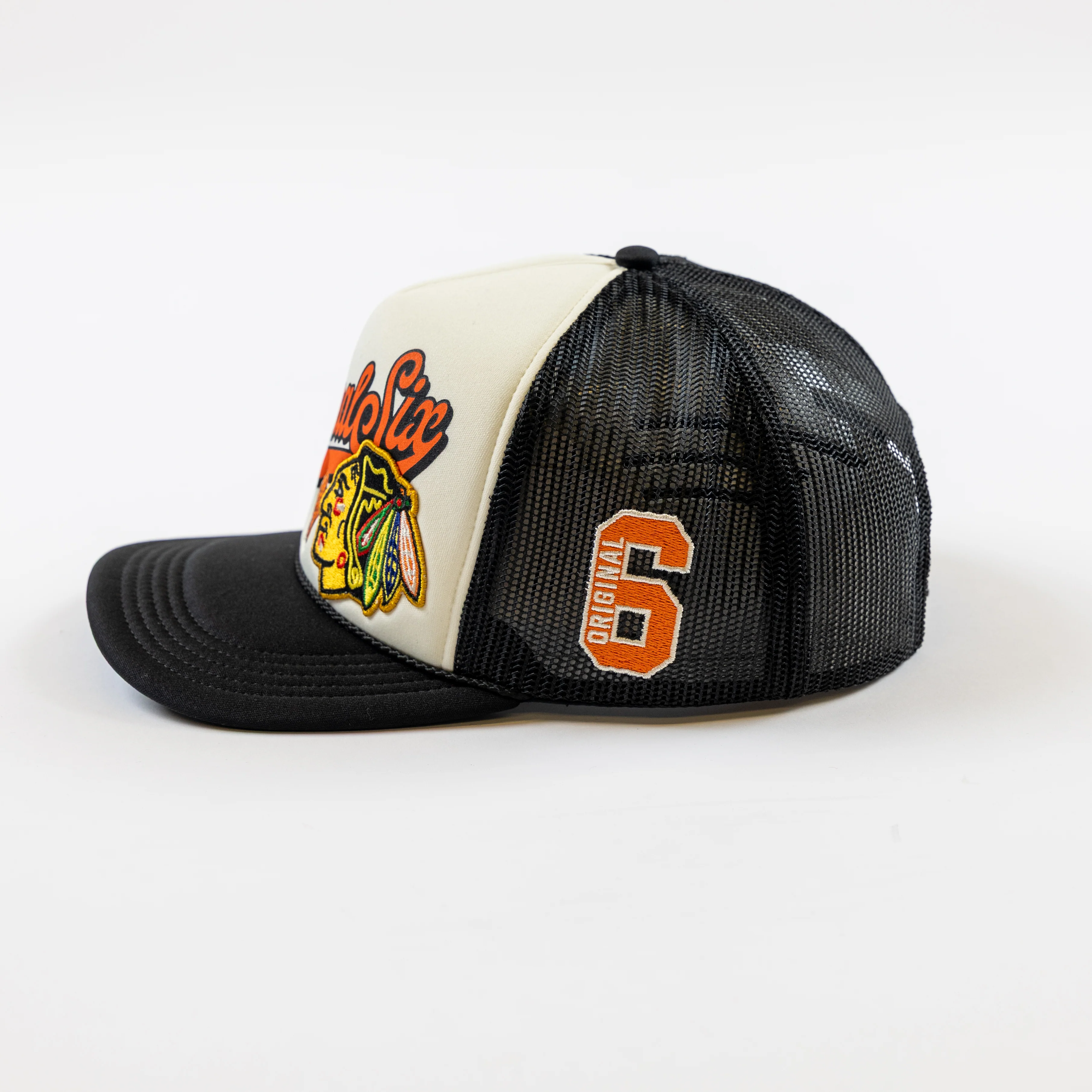 American Needle Chicago Blackhawks Roscoe Foam Trucker Hat - Image 2