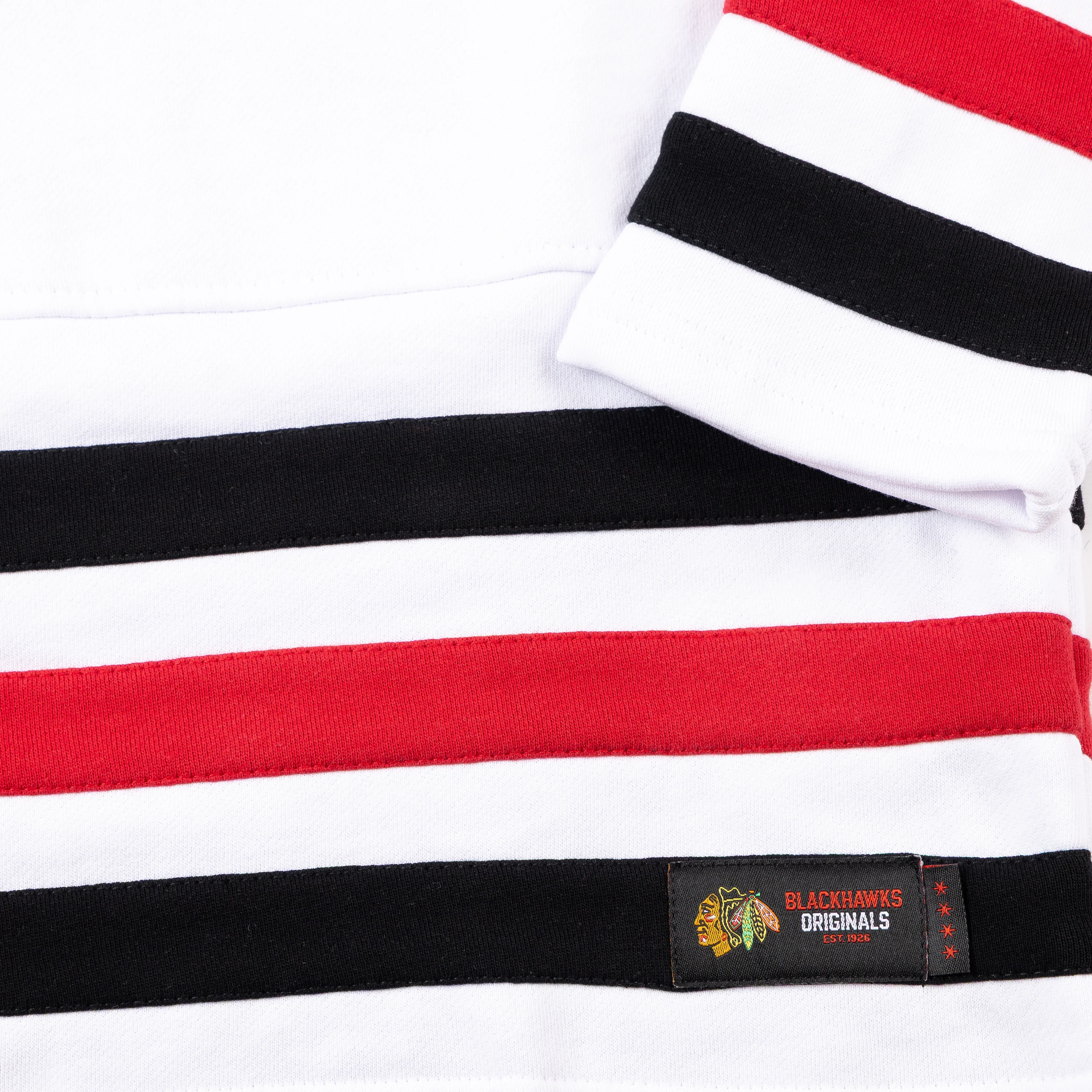 Blackhawks Originals White Hockey Hoodie - Image 3