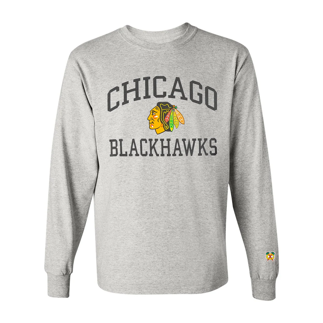 Chicago Blackhawks Core Fan Gear Long Sleeve Tee - Image 8