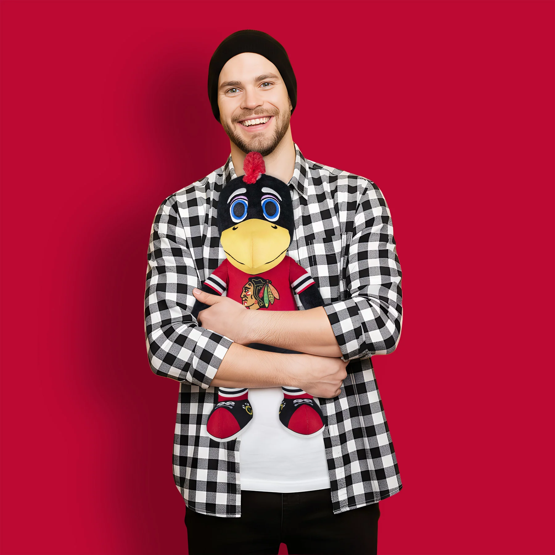 Chicago Blackhawks Tommy Hawk 20‑Inch Plush Mascot - Image 5