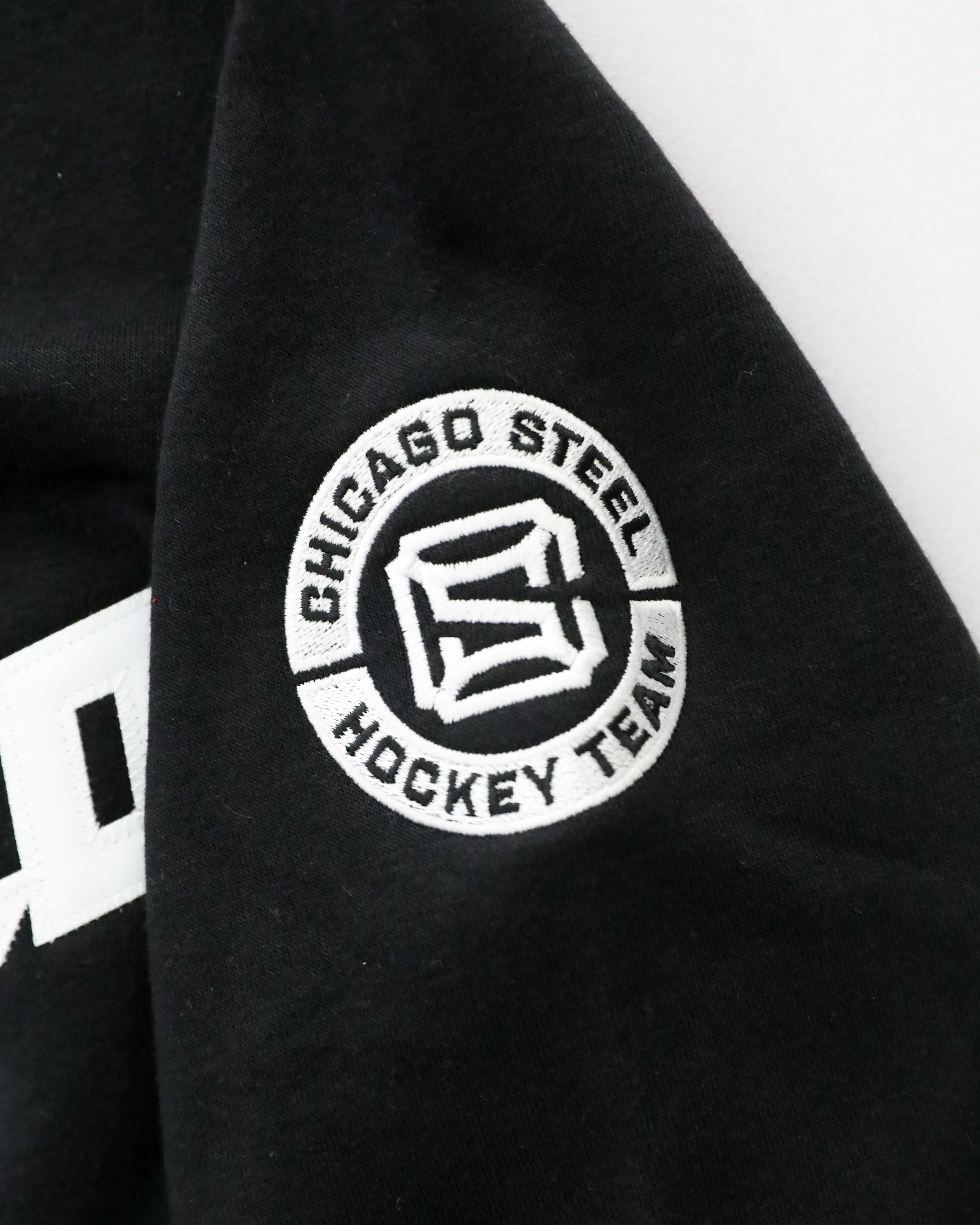 Chicago Steel New Logo Black Crewneck Sweatshirt - Image 3