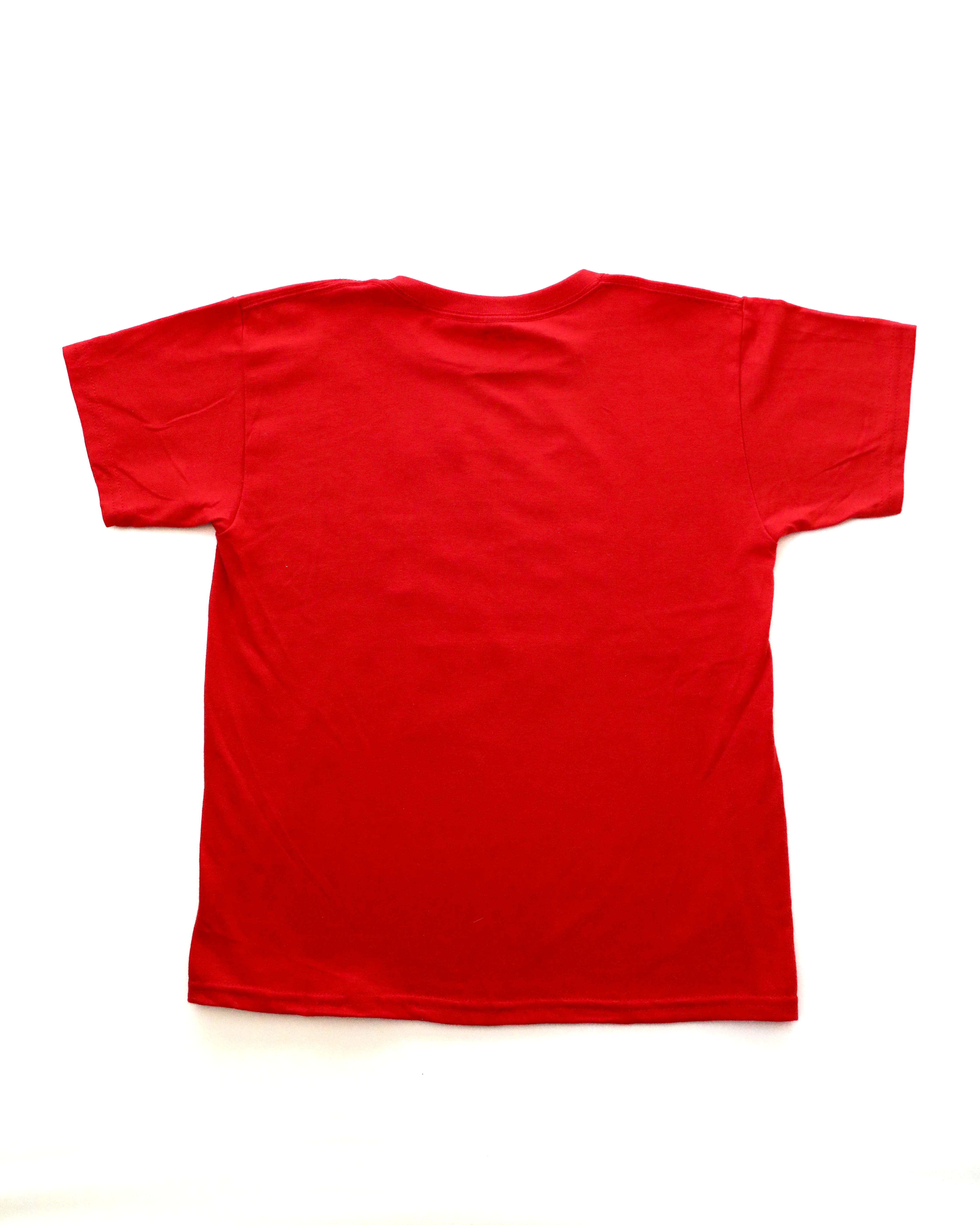 Chicago Steel New Primary Logo Youth Red Tee - Image 3
