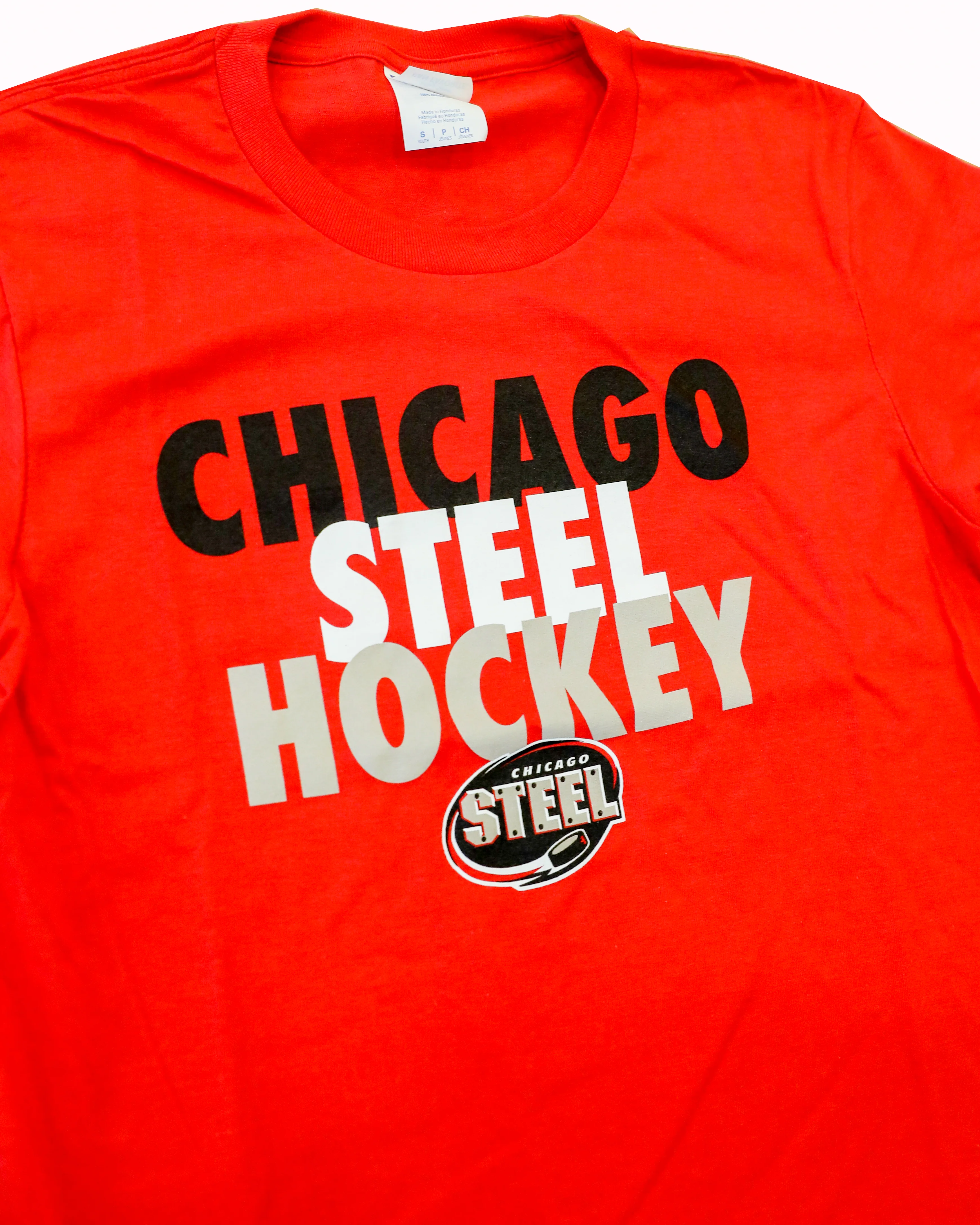 Chicago Steel Youth Red Tee - Image 2