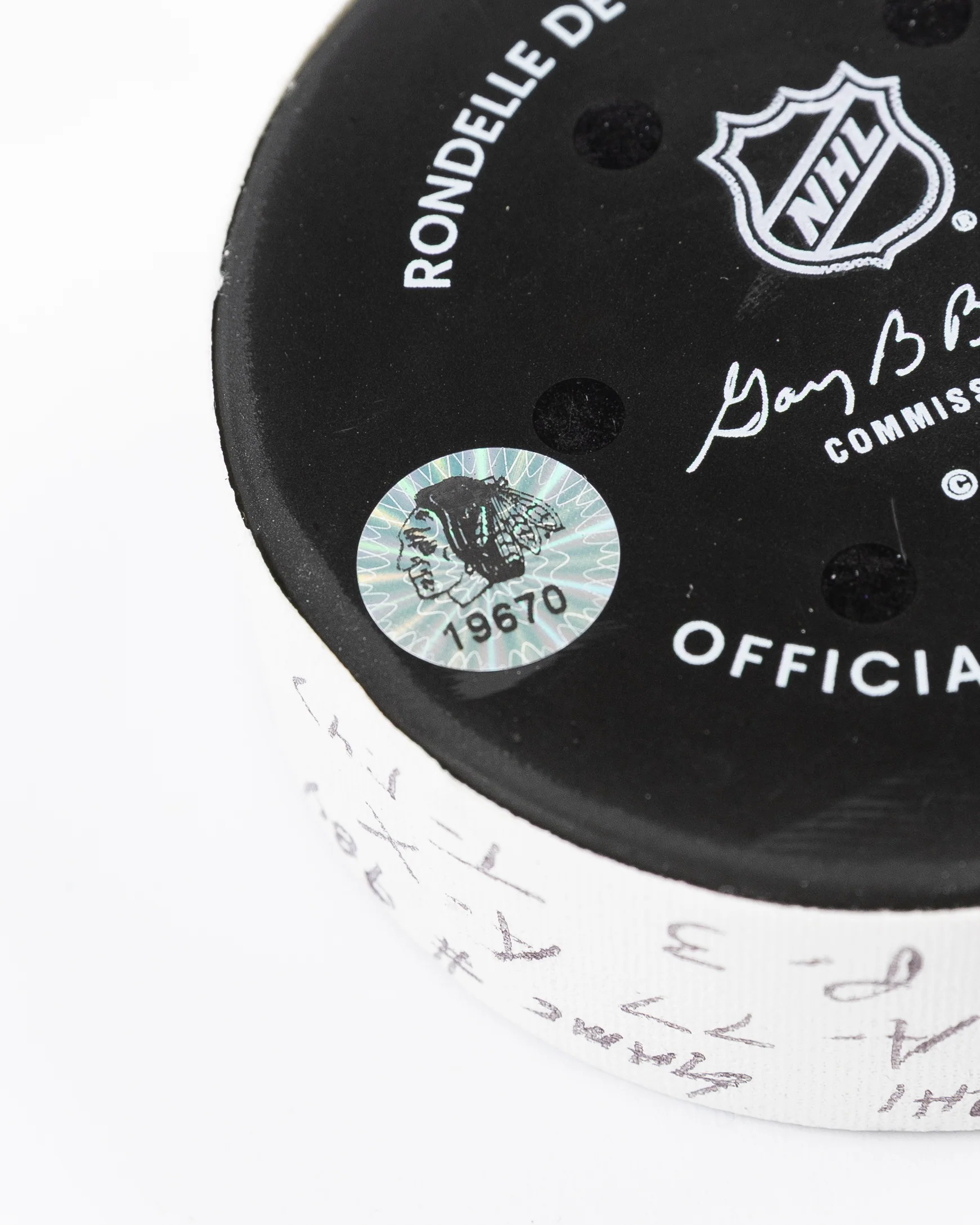 Craig Smith Game-Used Goal Puck 3/5/25 19670 - Image 10