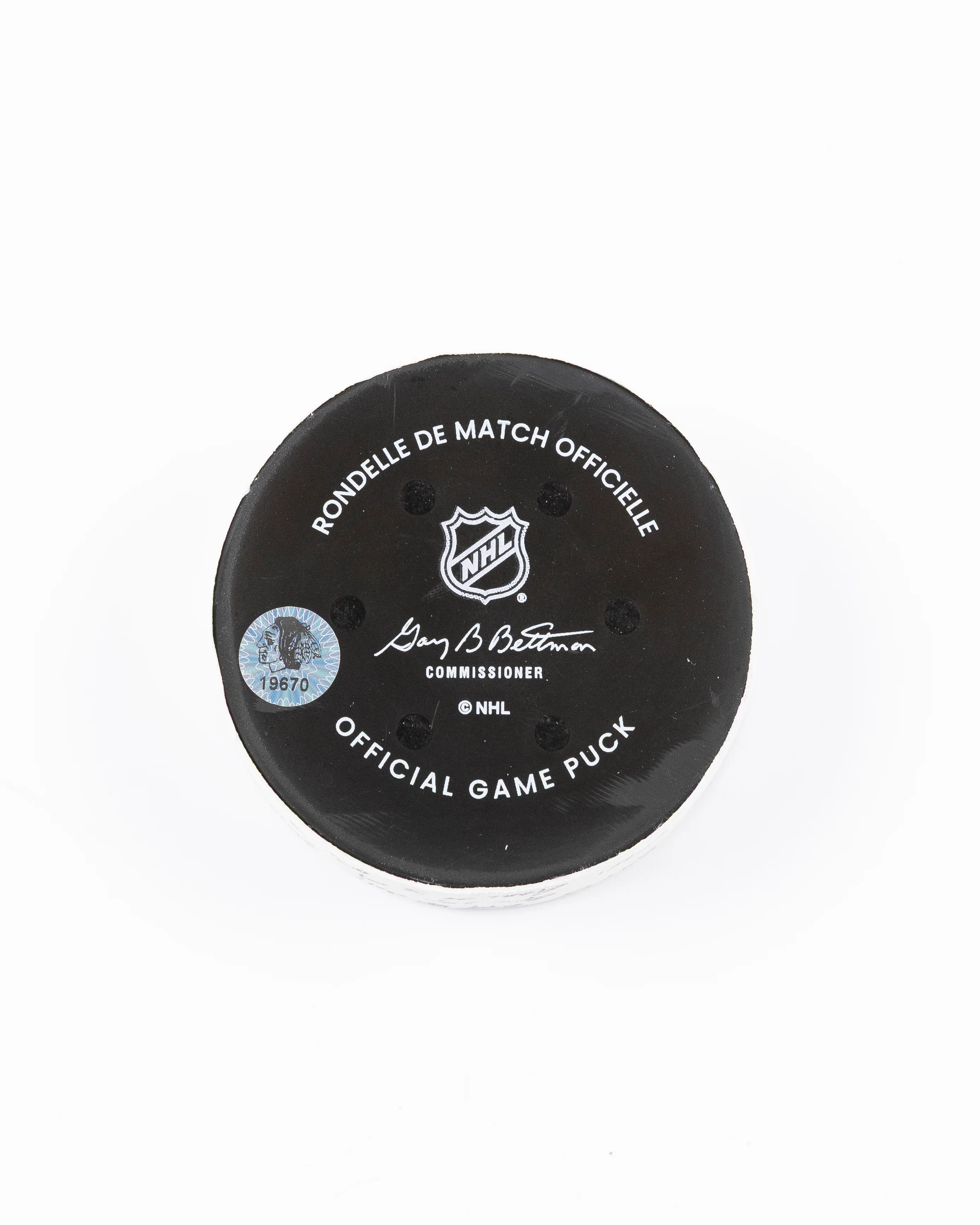 Craig Smith Game-Used Goal Puck 3/5/25 19670 - Image 9