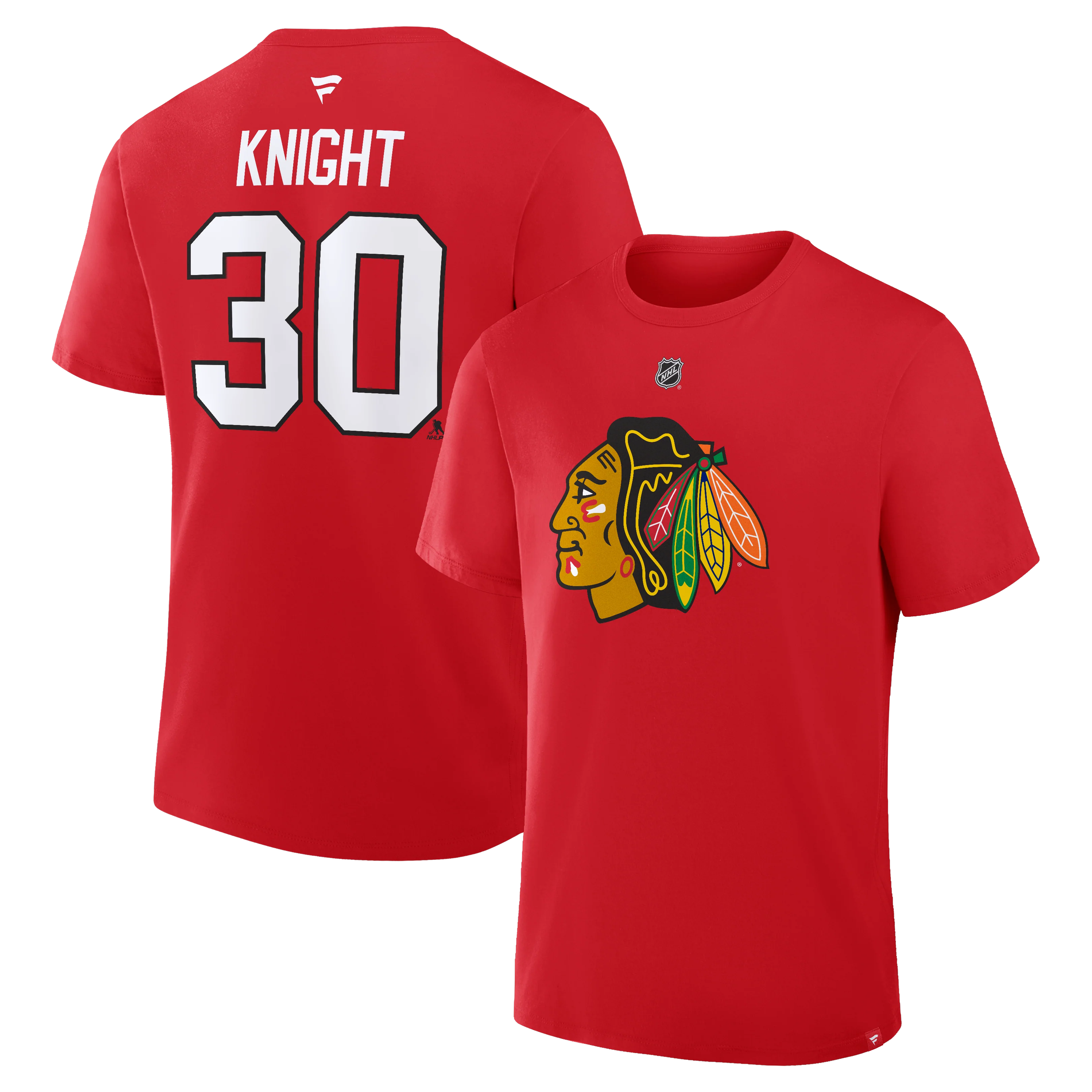 Fanatics Spencer Knight Chicago Blackhawks Player Tee - Image 4