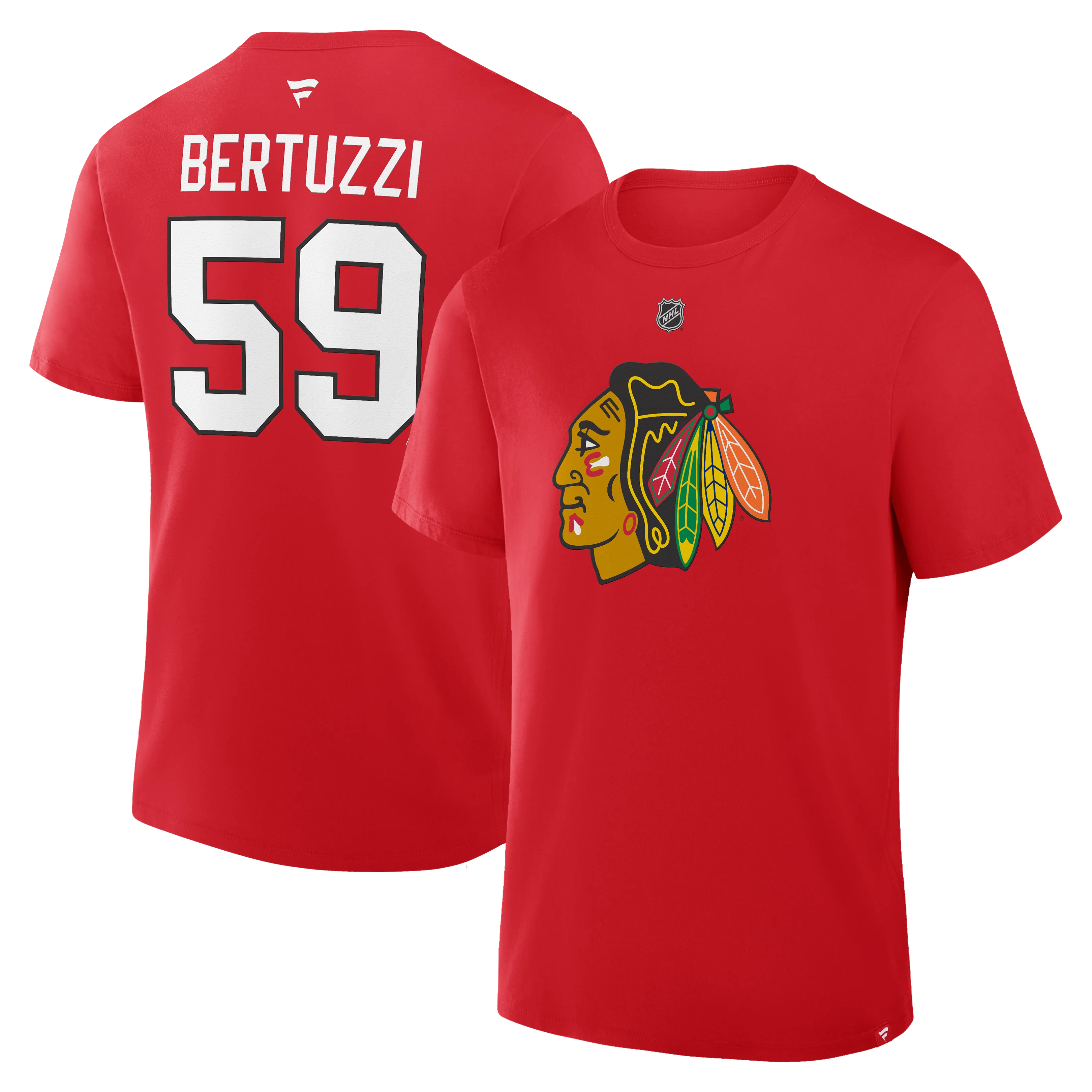 Fanatics Tyler Bertuzzi Chicago Blackhawks Player Tee - Image 4