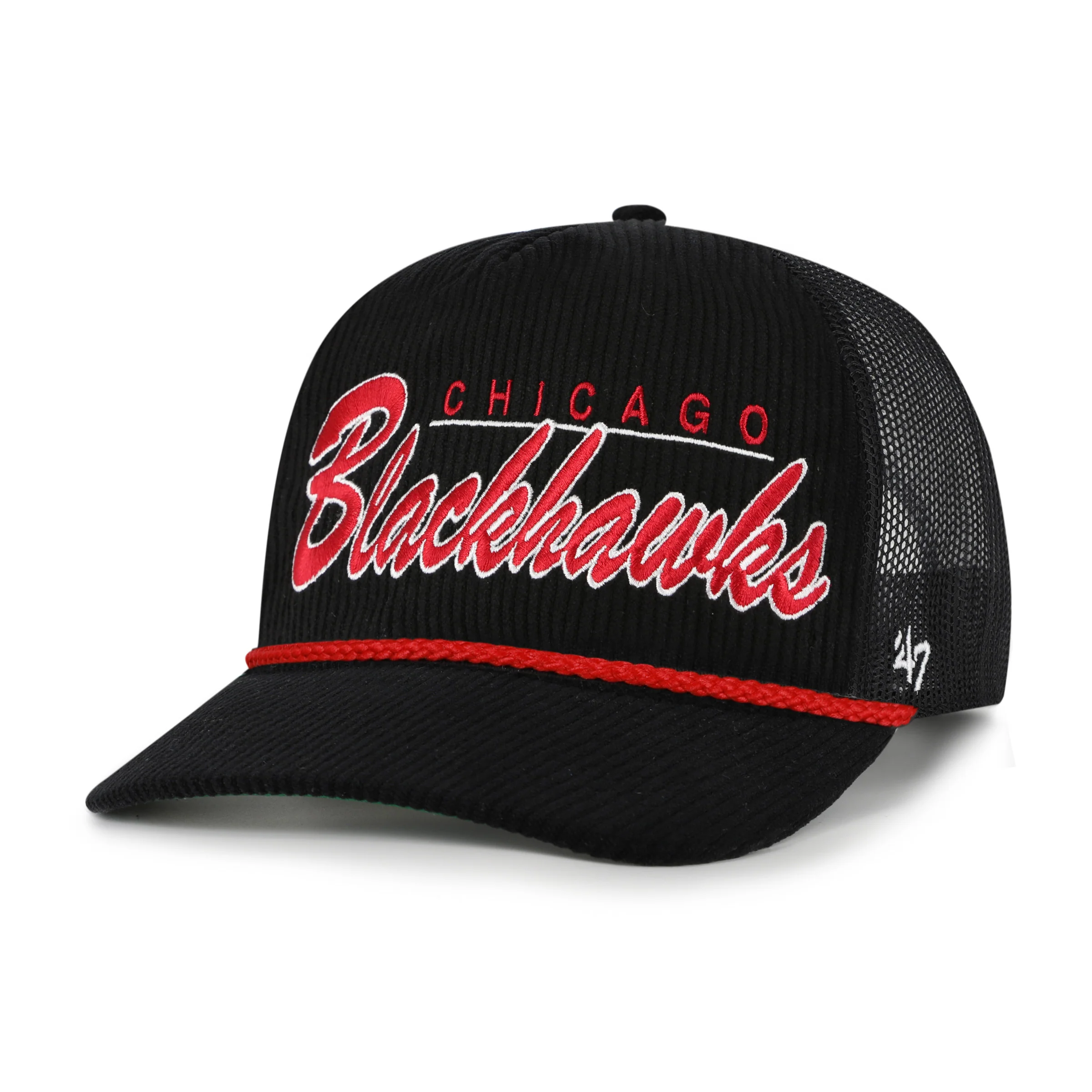 '47 Chicago Blackhawks Double Header Mesh Cap - Image 3
