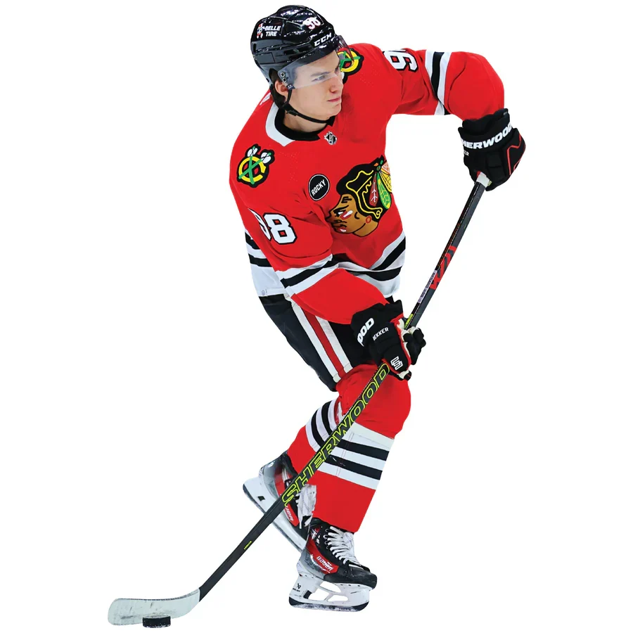 Chicago Blackhawks Conner Bedard Slapshot Fathead Decal - Image 3