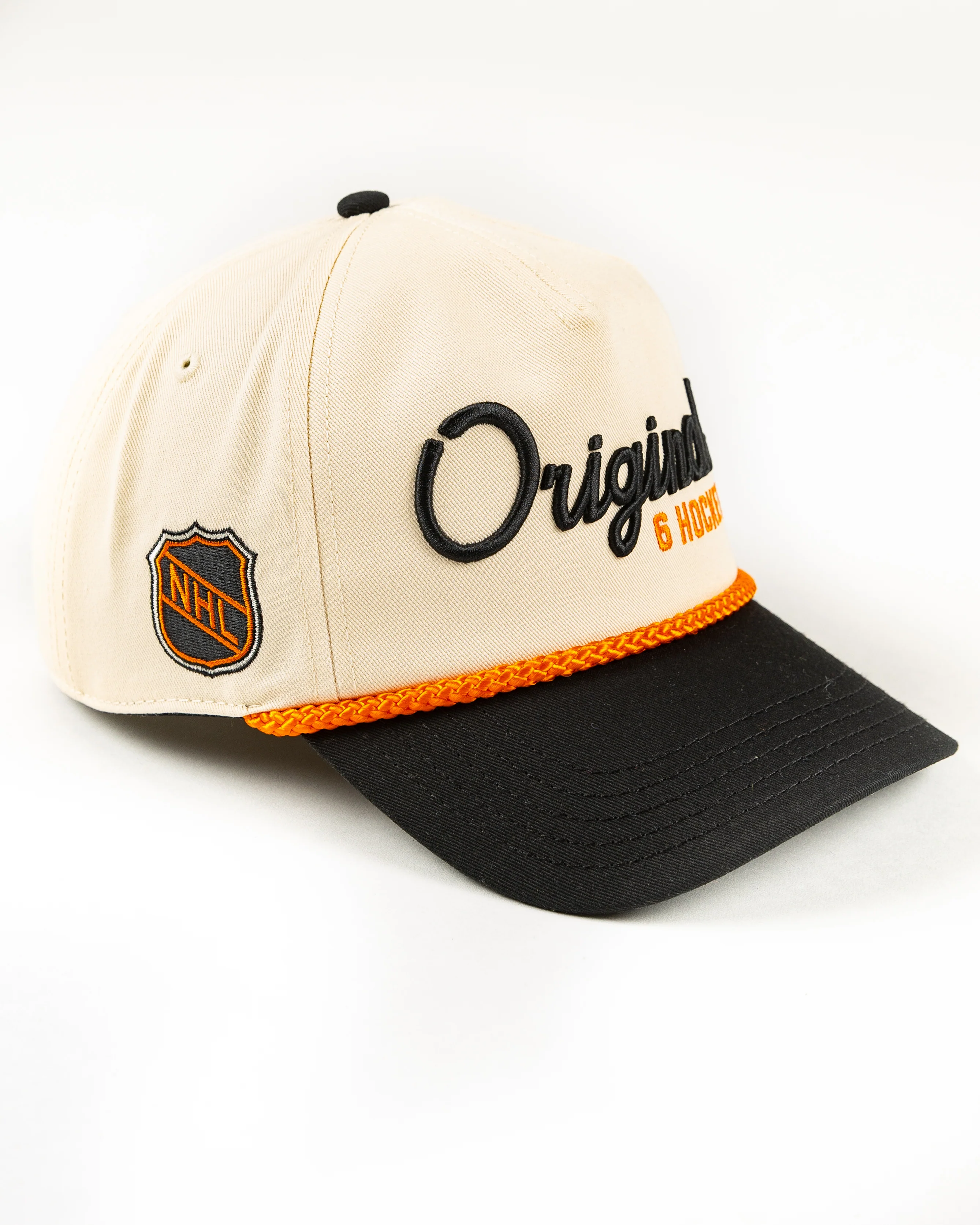 American Needle Chicago Blackhawks Original Six Roscoe Rope Snapback Cap - Image 3