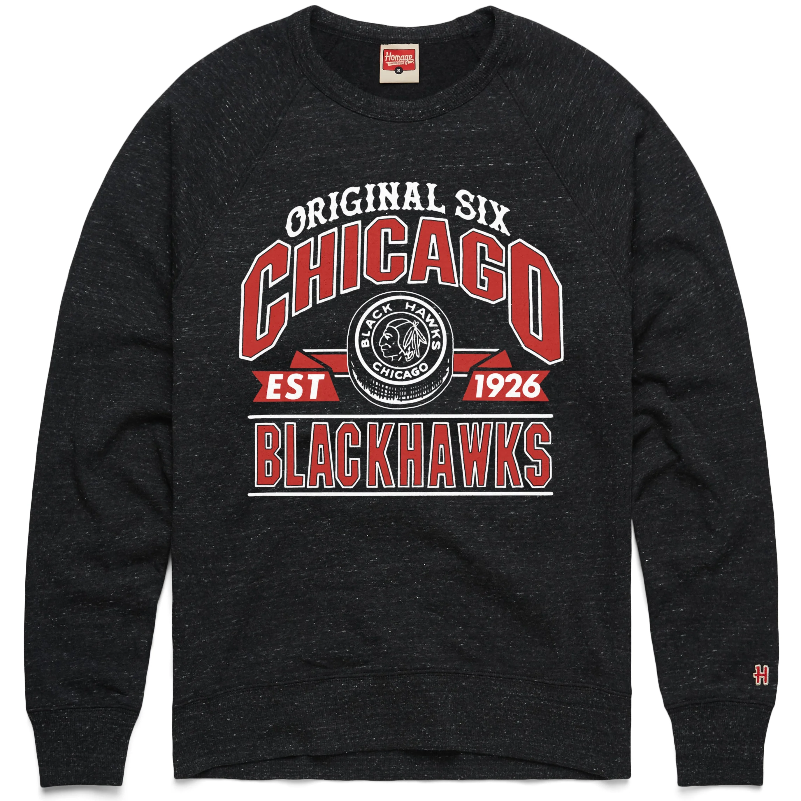 Homage Chicago Blackhawks Original Six Crewneck