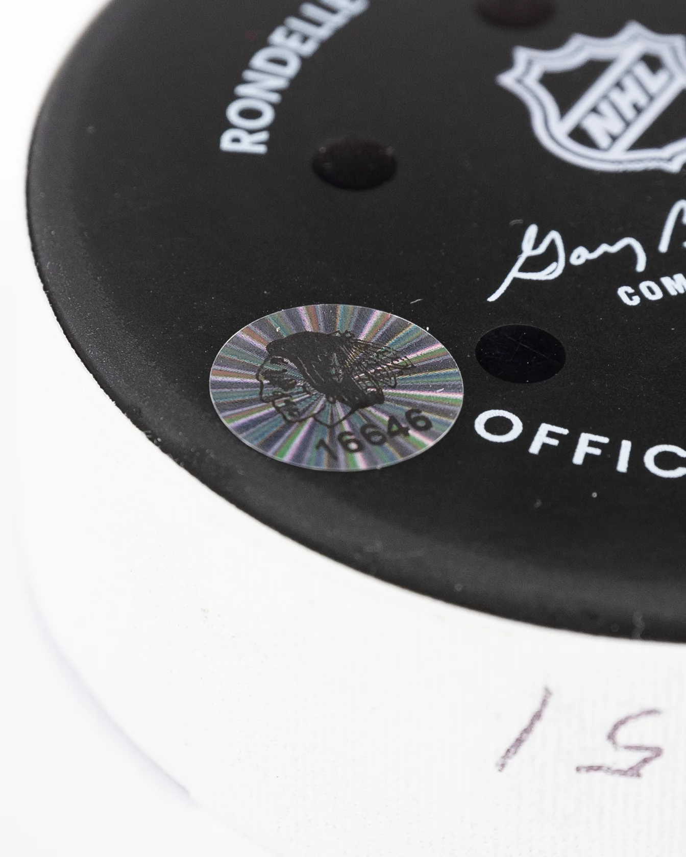 Ilya Mikheyev Game-Used Goal Puck 12/17/24 16646 - Image 11