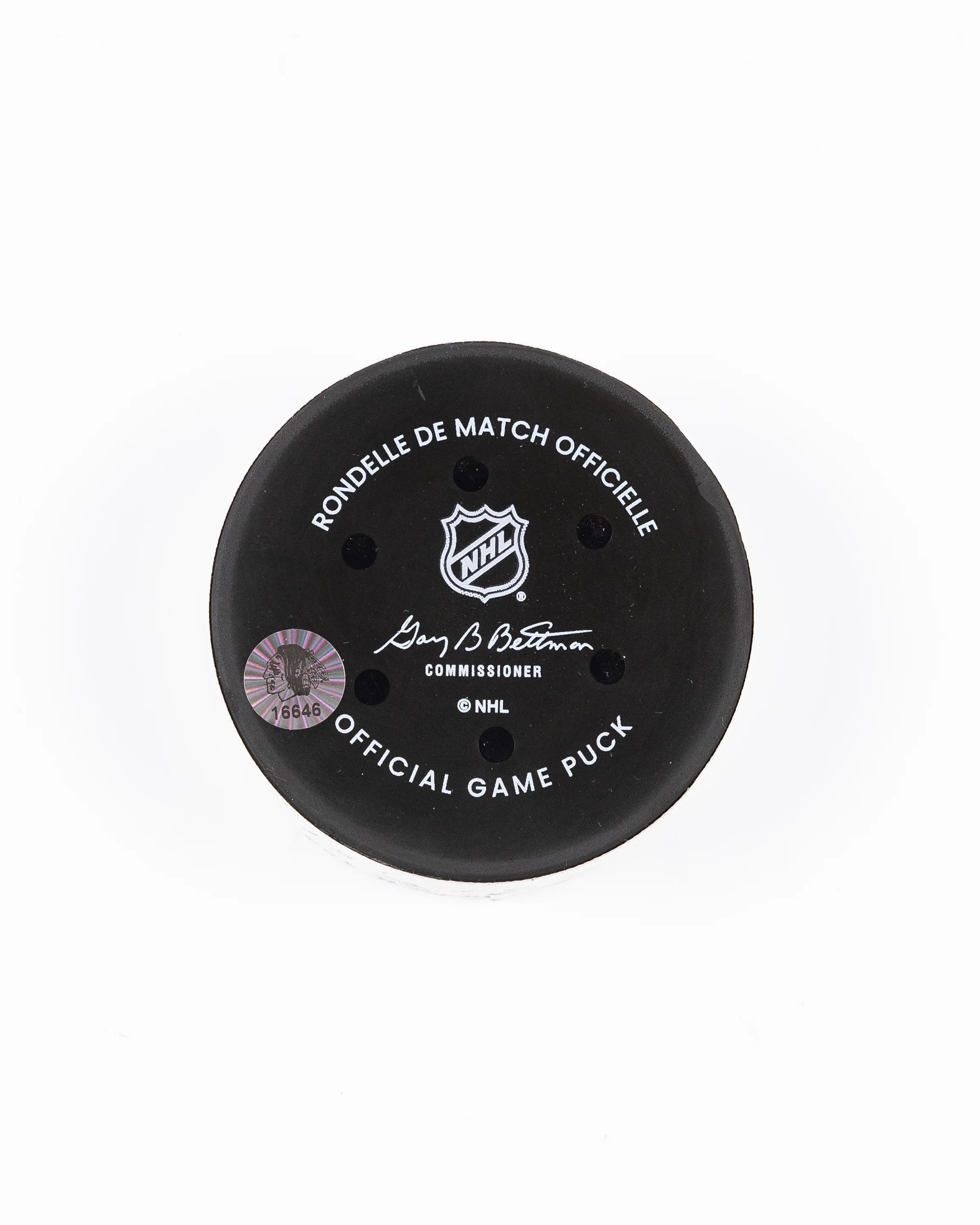 Ilya Mikheyev Game-Used Goal Puck 12/17/24 16646 - Image 4