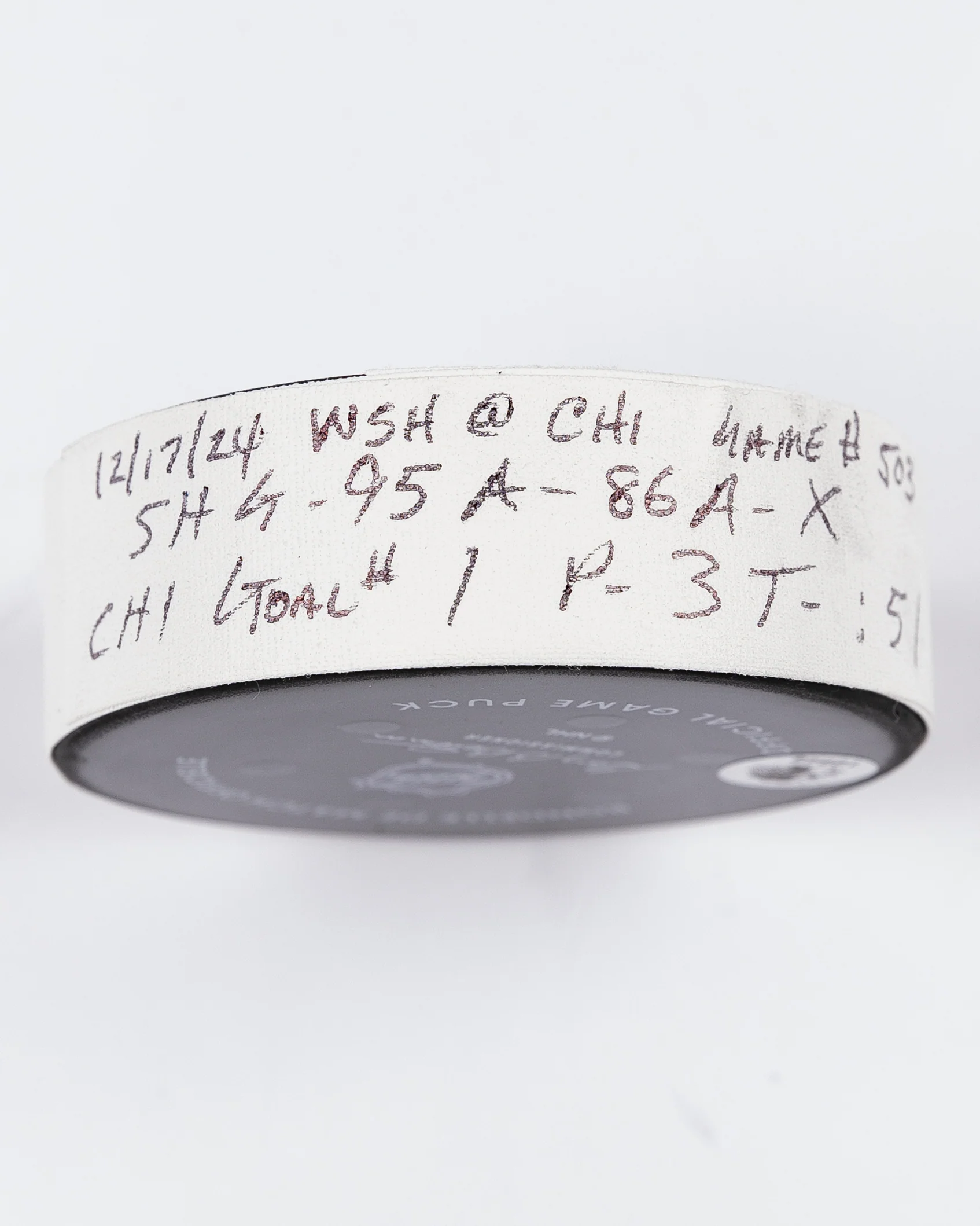 Ilya Mikheyev Game-Used Goal Puck 12/17/24 16646 - Image 6