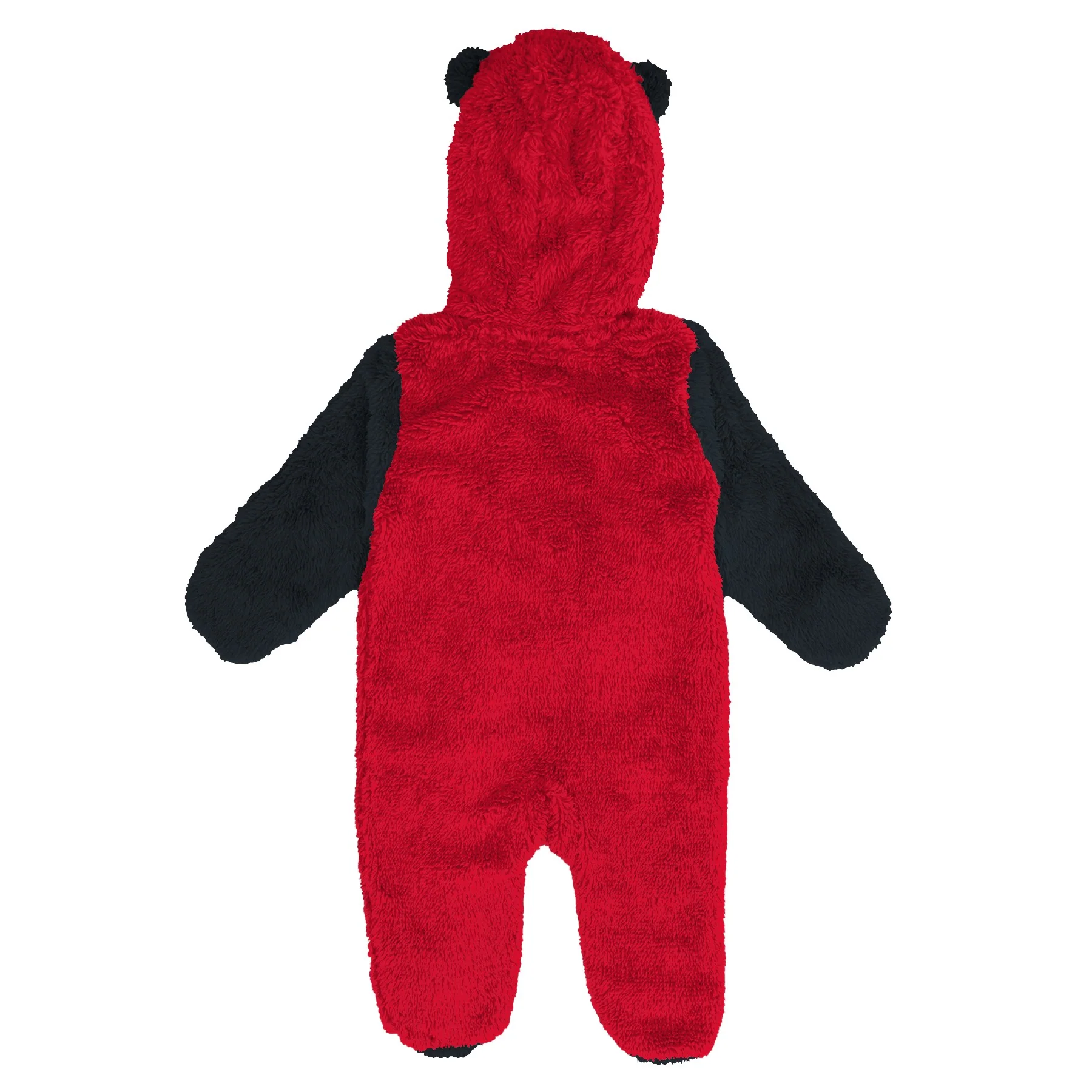 Infant Chicago Blackhawks Teddy Fleece Onesie - Image 3