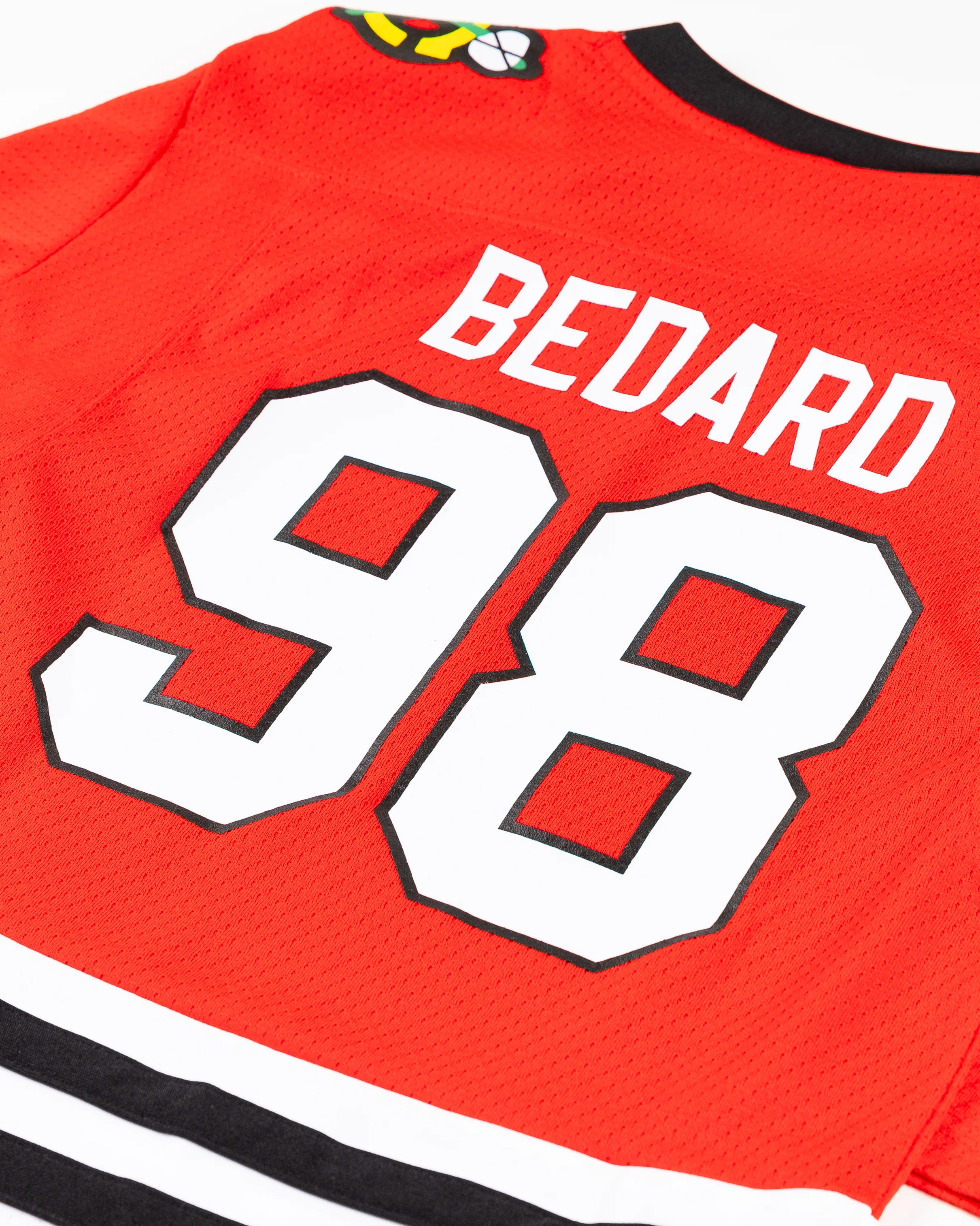 Kids Chicago Blackhawks Connor Bedard Home Jersey - Image 3
