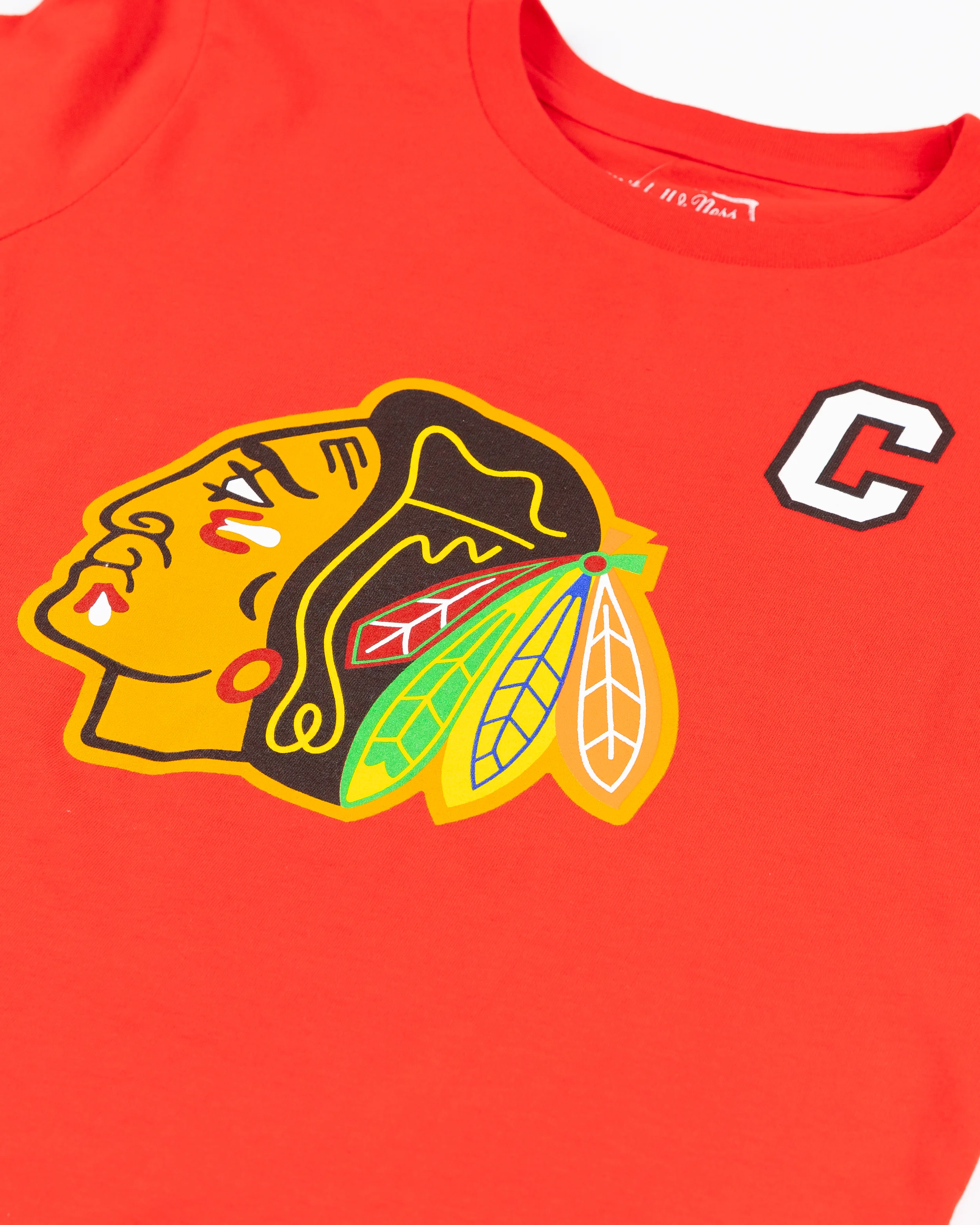 Youth Mitchell & Ness Chicago Blackhawks Chelios Player Tee - Image 4