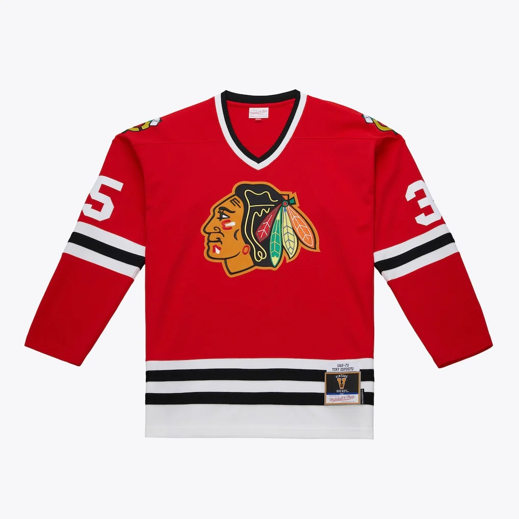 Mitchell & Ness Chicago Blackhawks 1969-70 Tony Esposito Legacy Jersey