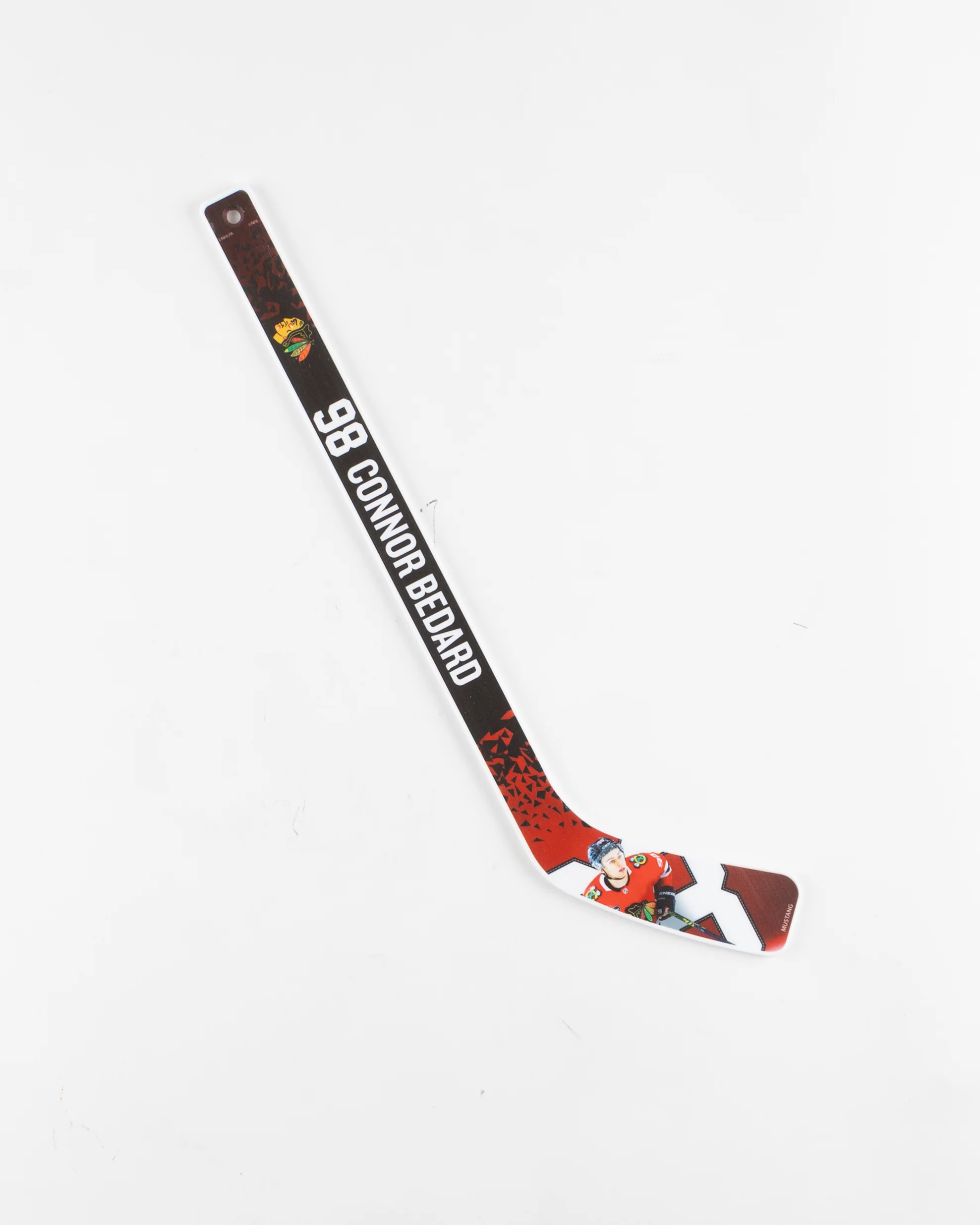 Mustang Chicago Blackhawks Bedard Photo Mini Stick