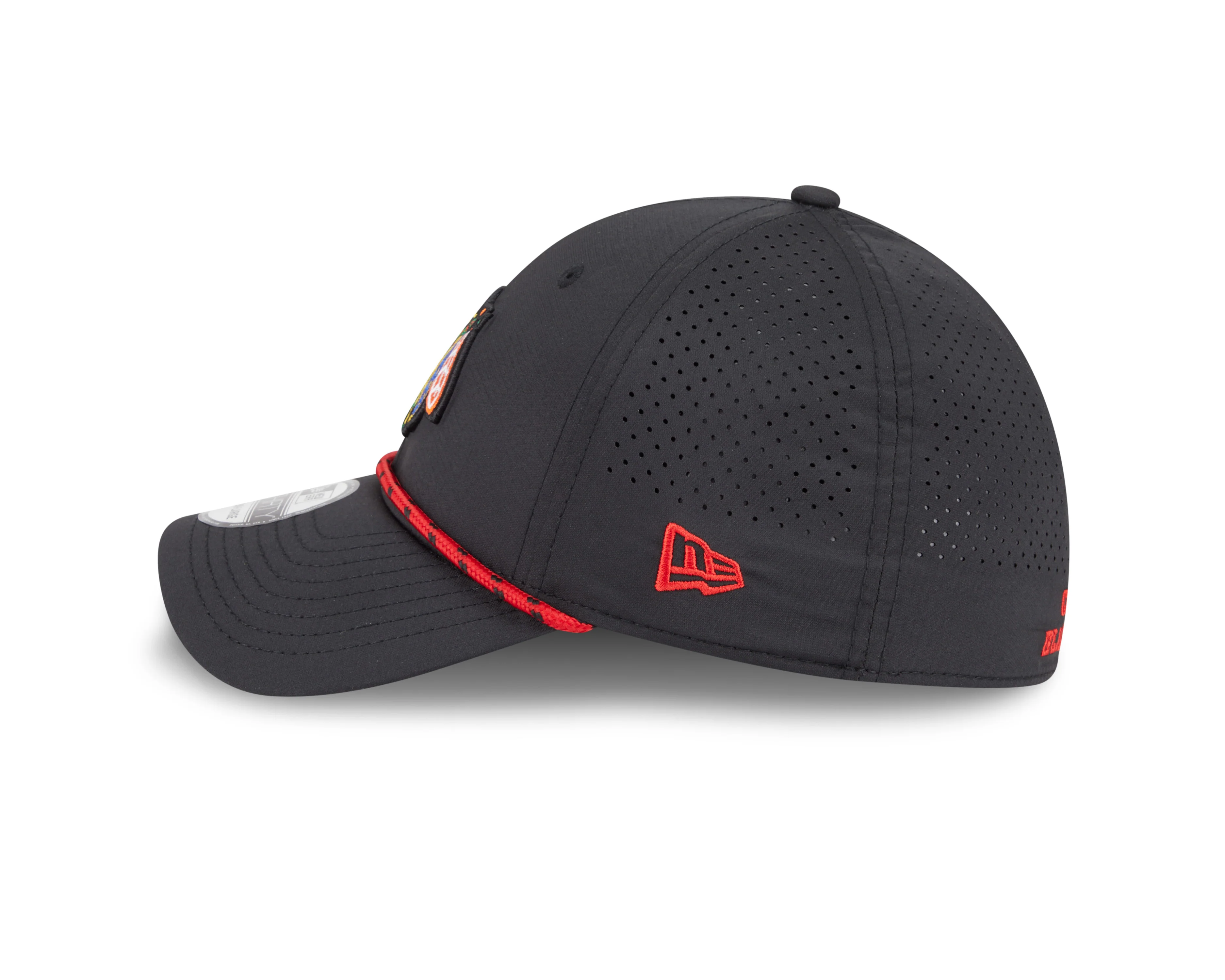 New Era Chicago Blackhawks 39THIRTY Primary Logo Rope Fitted Cap - Image 4