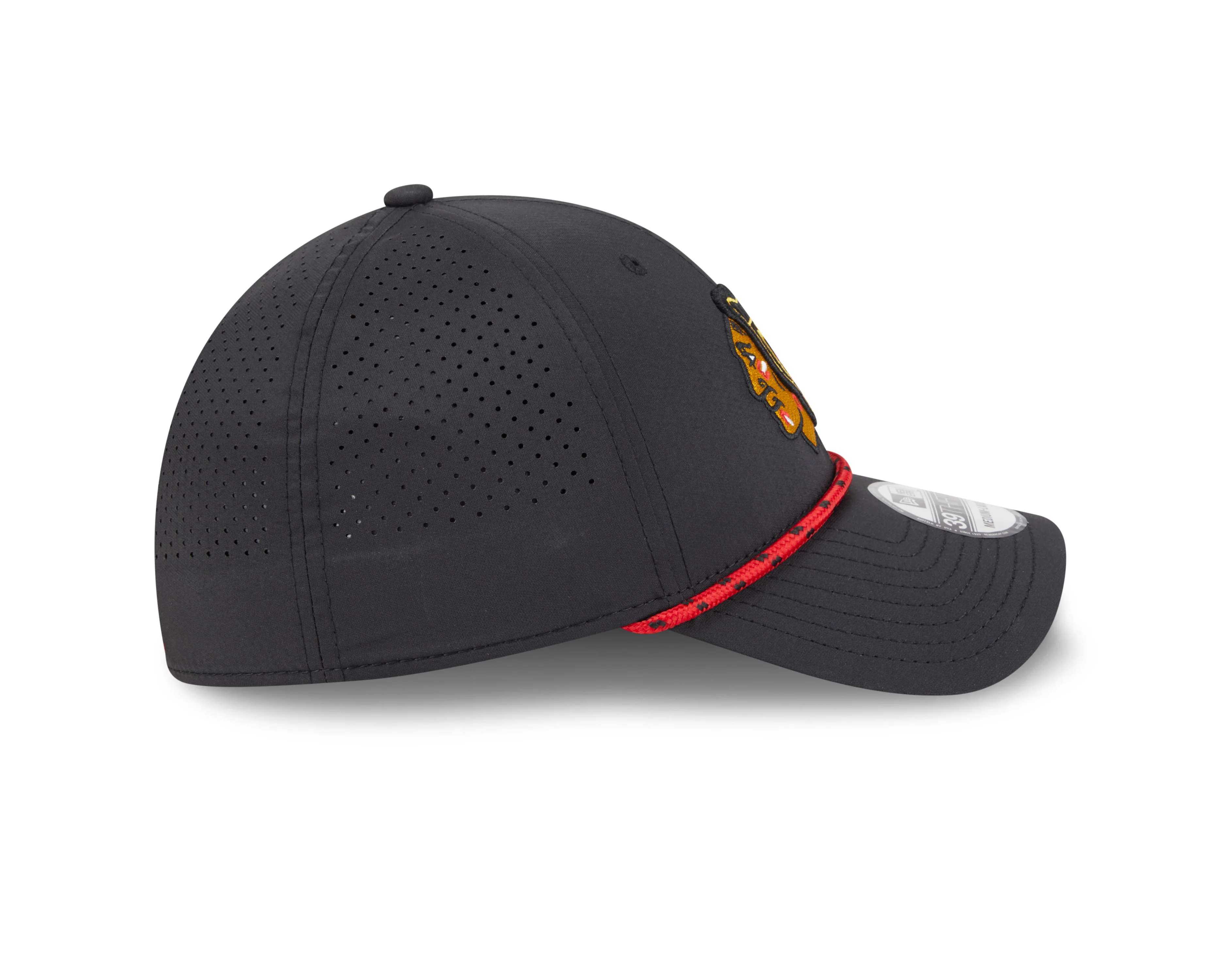 New Era Chicago Blackhawks 39THIRTY Primary Logo Rope Fitted Cap - Image 6