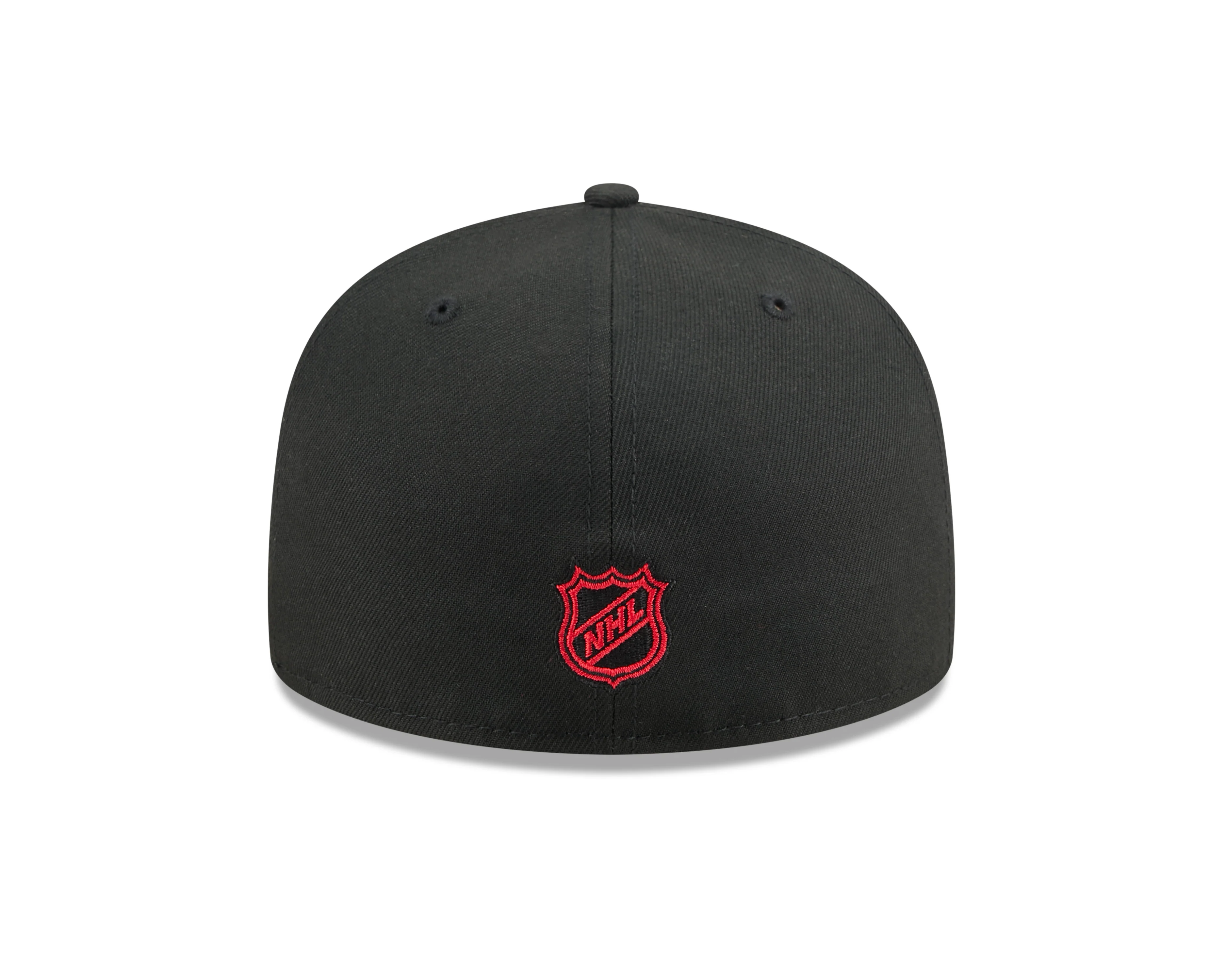 New Era Chicago Blackhawks 59FIFTY Oversized Primary Logo Fitted - Black - Image 5