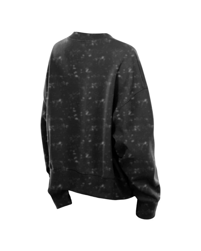 New Era Ladies Chicago Blackhawks Throwback Distress Crewneck - Image 4