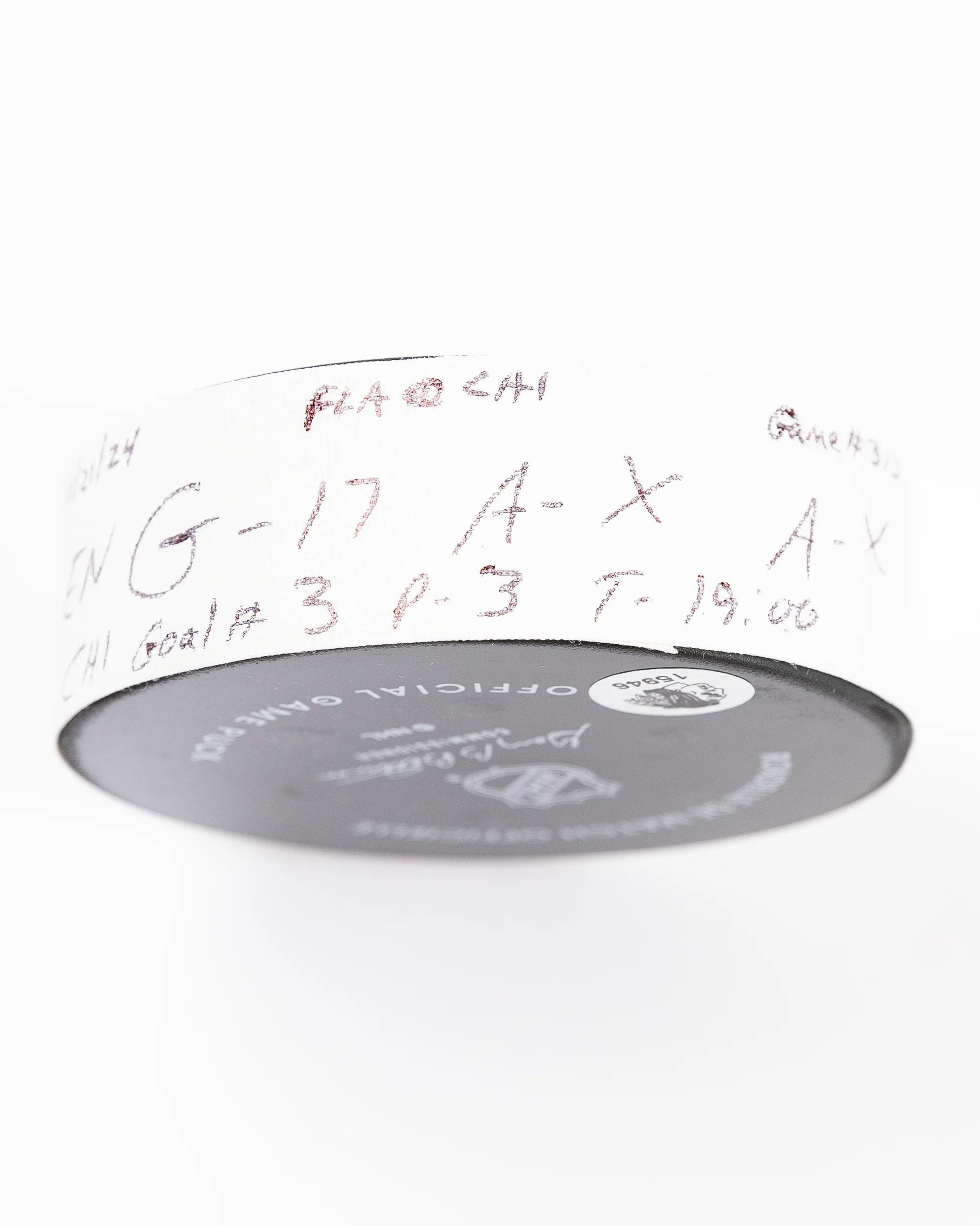 Nick Foligno Game-Used Goal Puck 11/21/24 15946 - Image 5