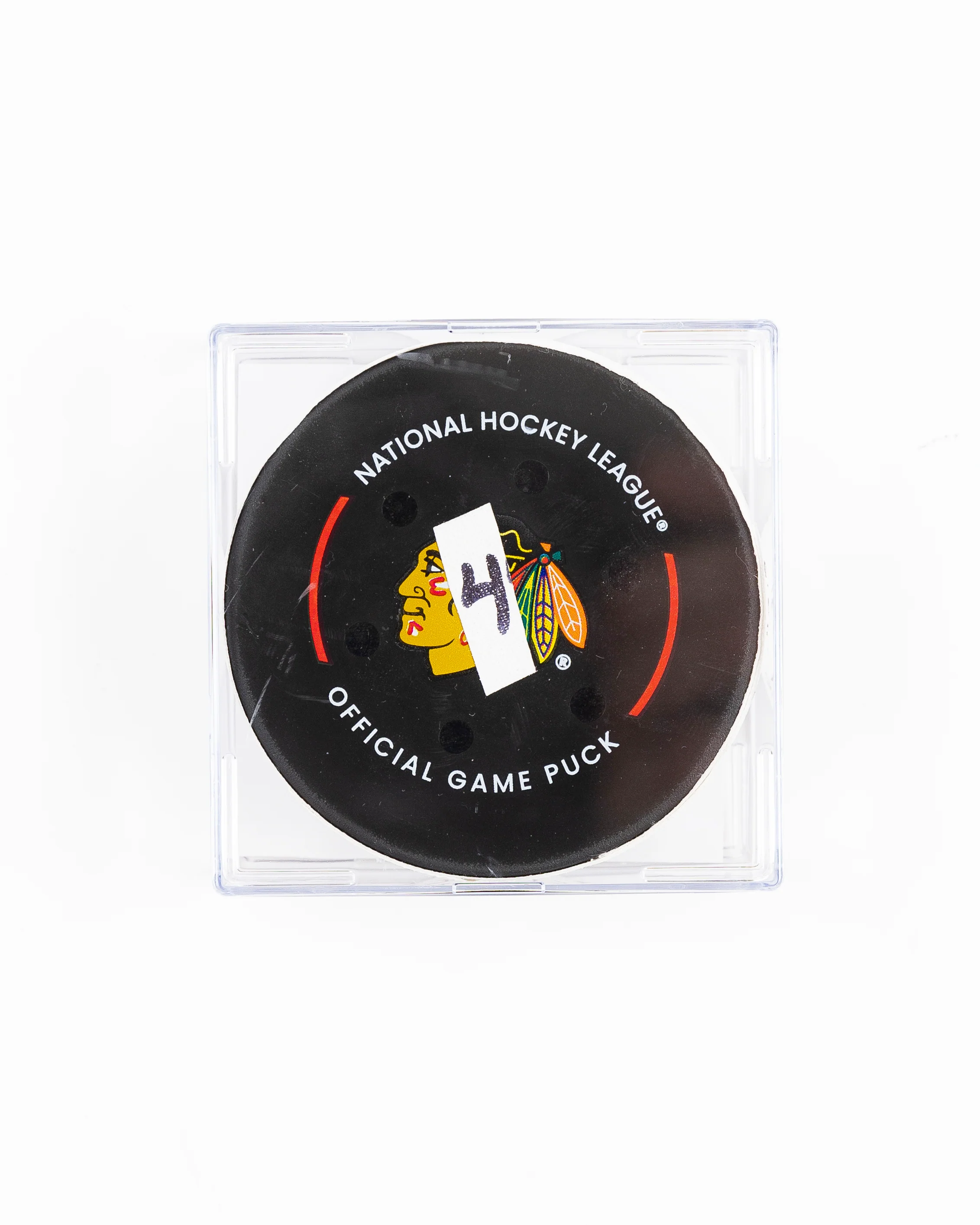 Nick Foligno Game-Used Goal Puck 11/21/24 15946 - Image 6