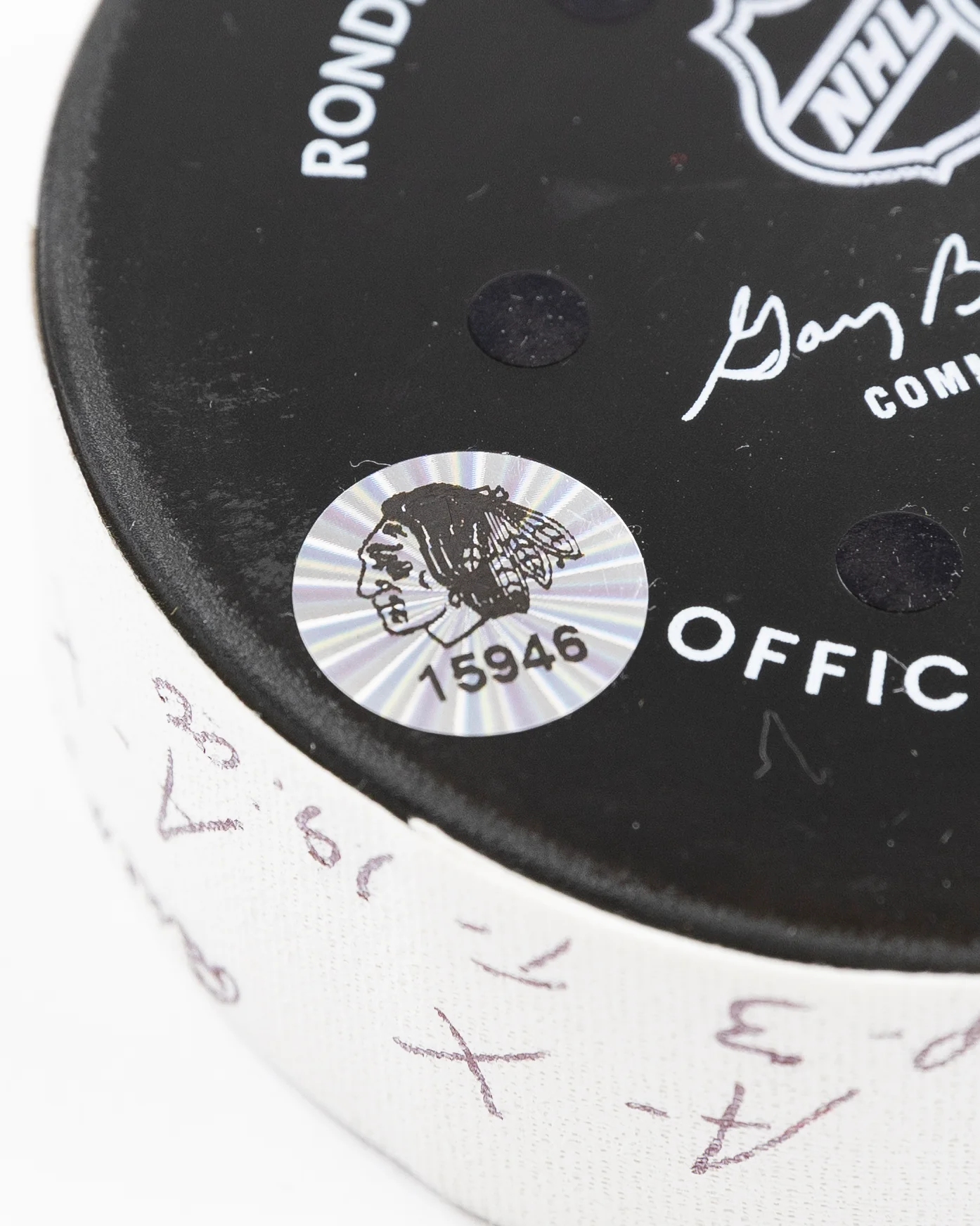 Nick Foligno Game-Used Goal Puck 11/21/24 15946 - Image 9
