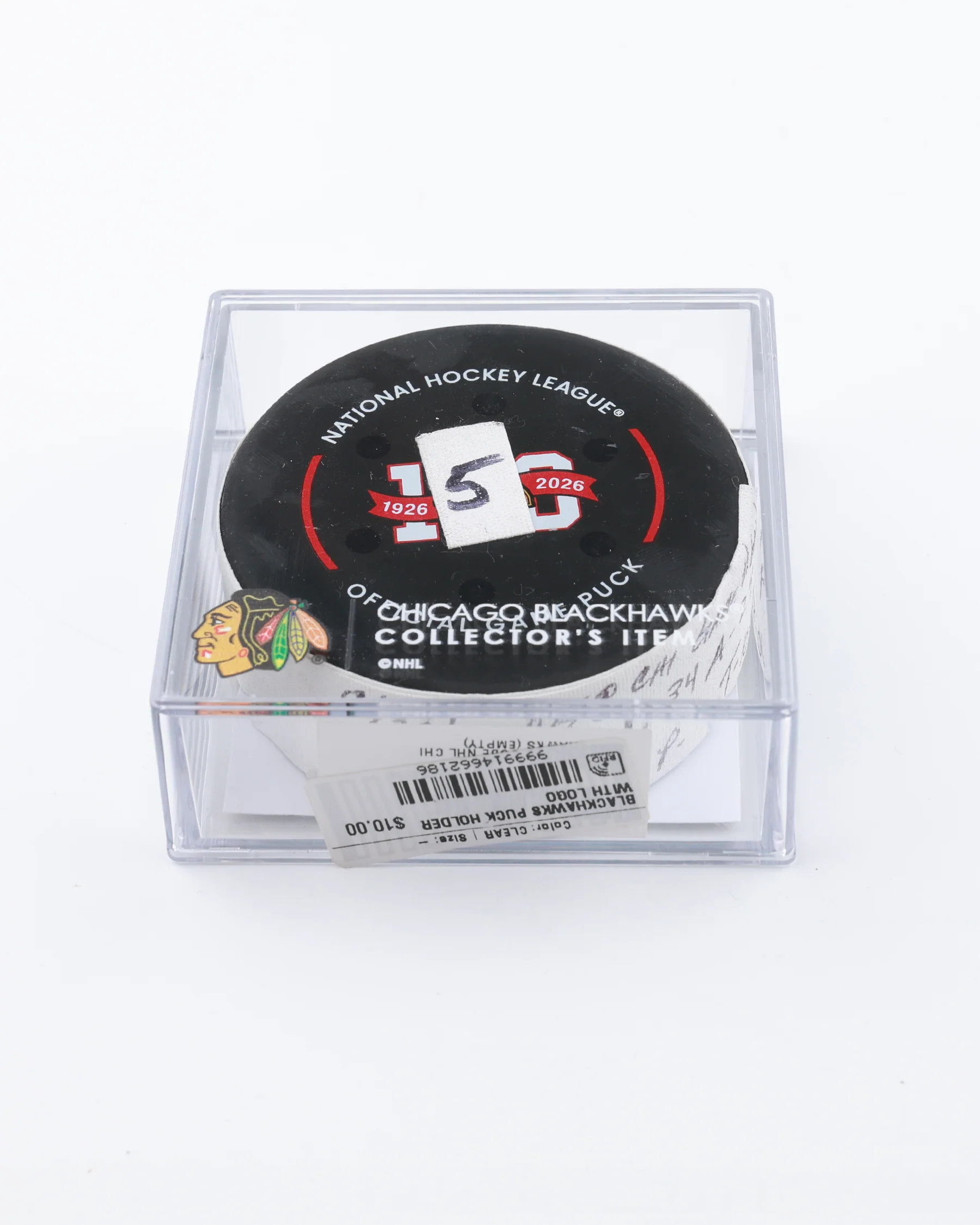 Nick Foligno Game-Used Goal Puck 12/28/2025 23811