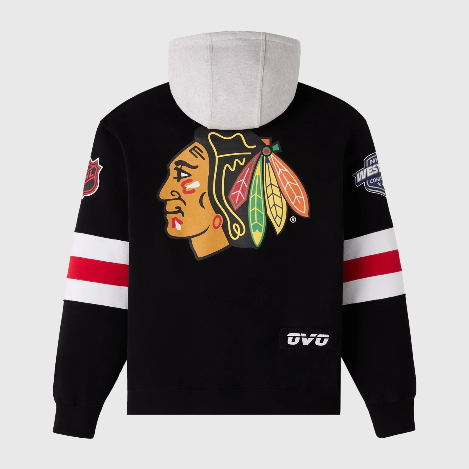 OVO x NHL Chicago Blackhawks Hoodie - Black - Image 2