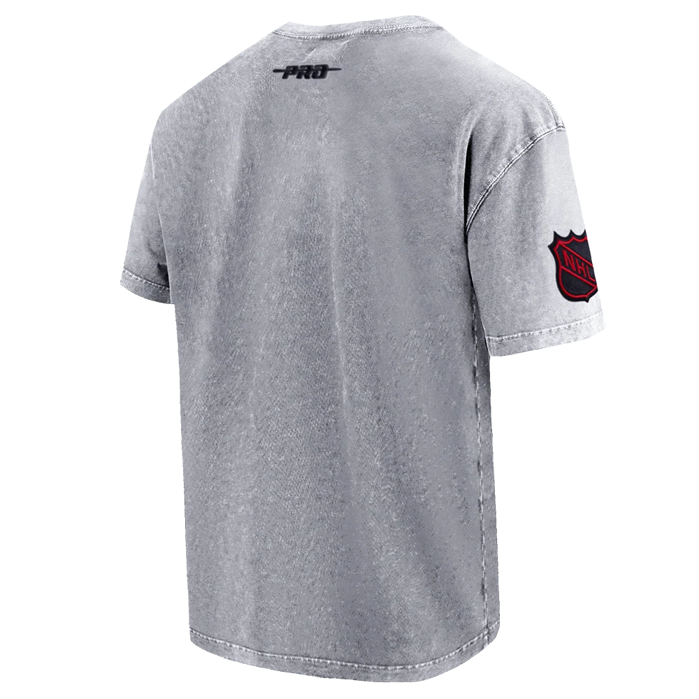 Pro Standard Chicago Blackhawks Gameday Drop Shoulder Short Sleeve Tee - Image 4