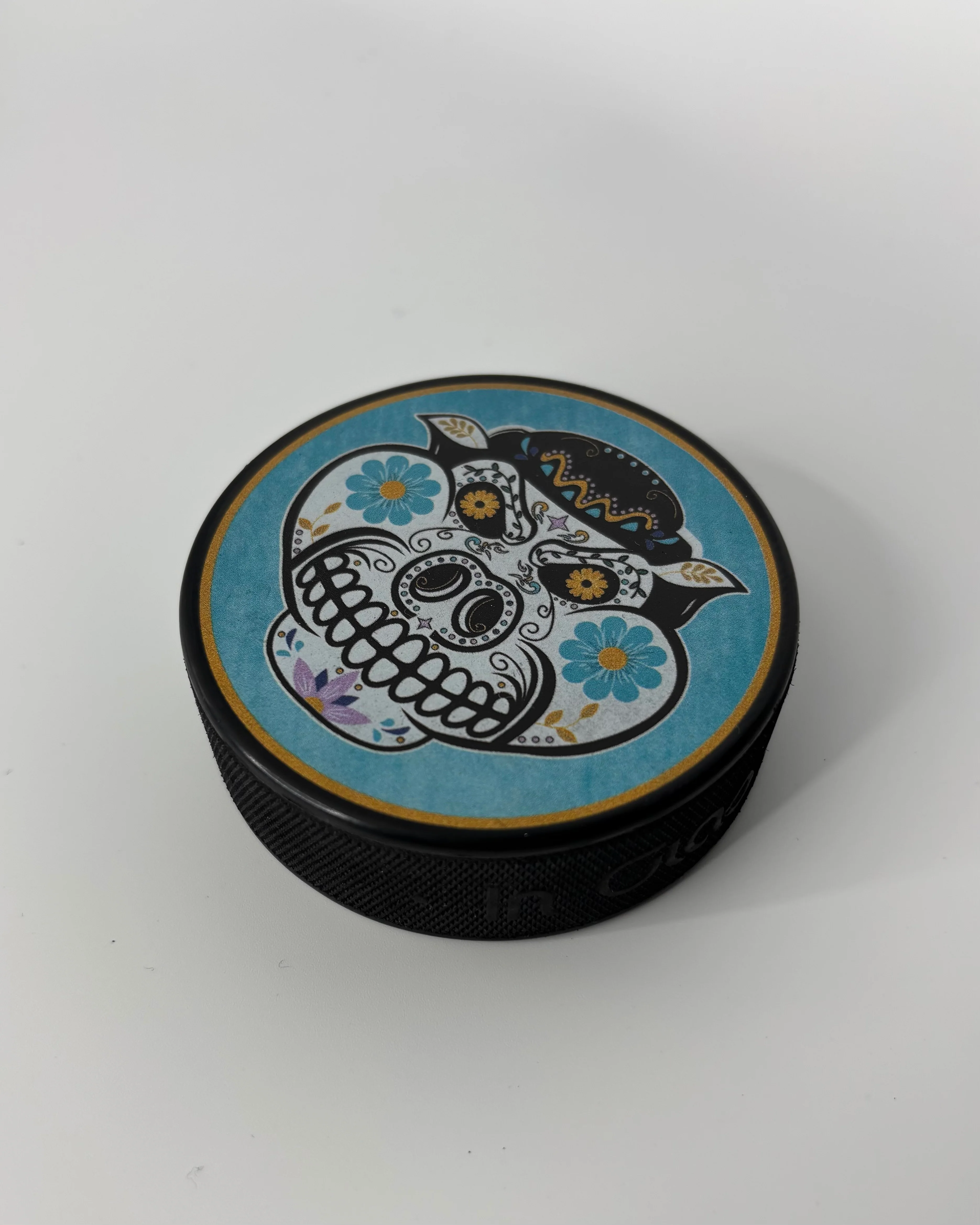 Rockford IceHogs Day of the Dead Puck - Image 2