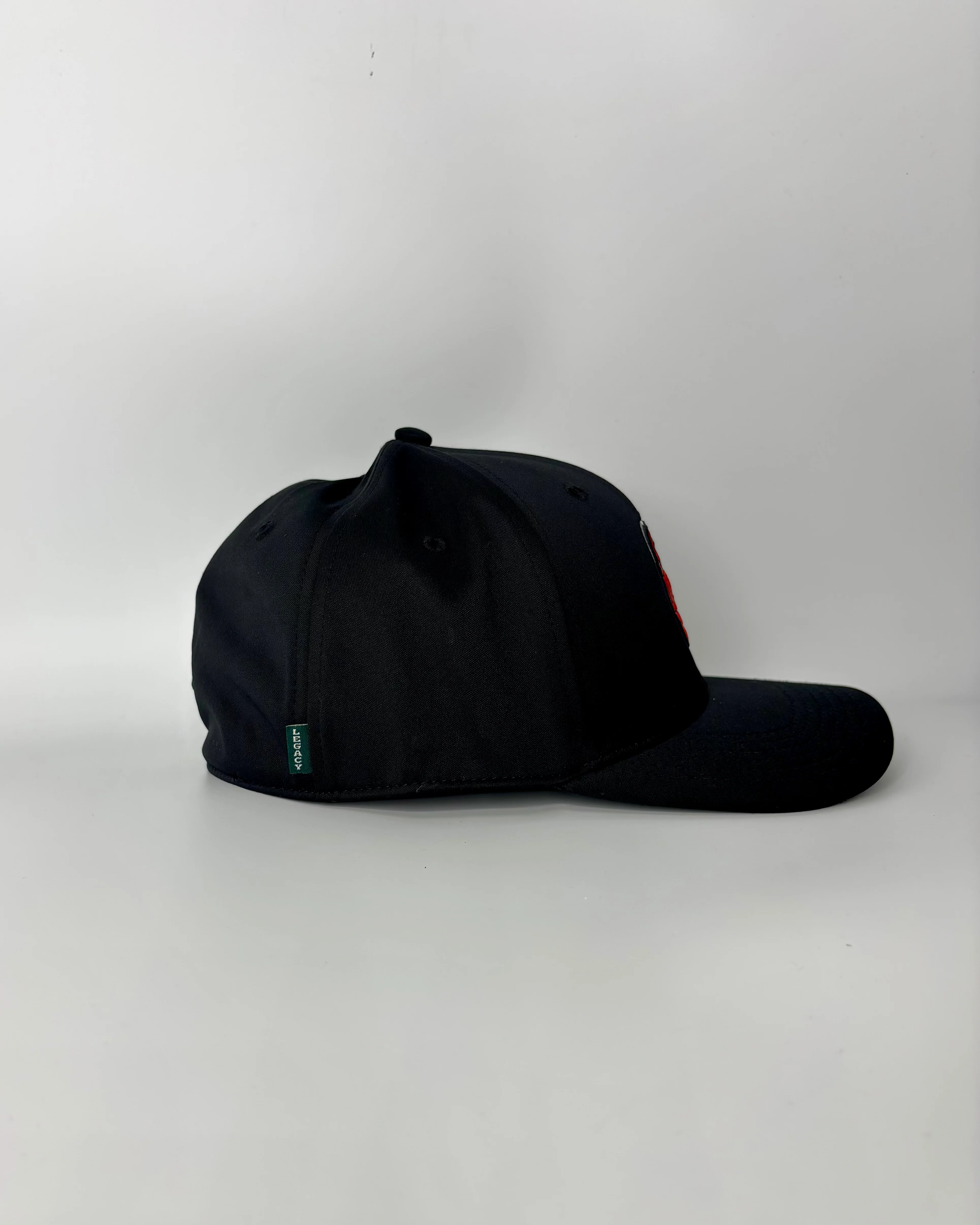 Rockford IceHogs Legacy Cool Fit Stretch Hat with Blackhawk logo on back - Image 3