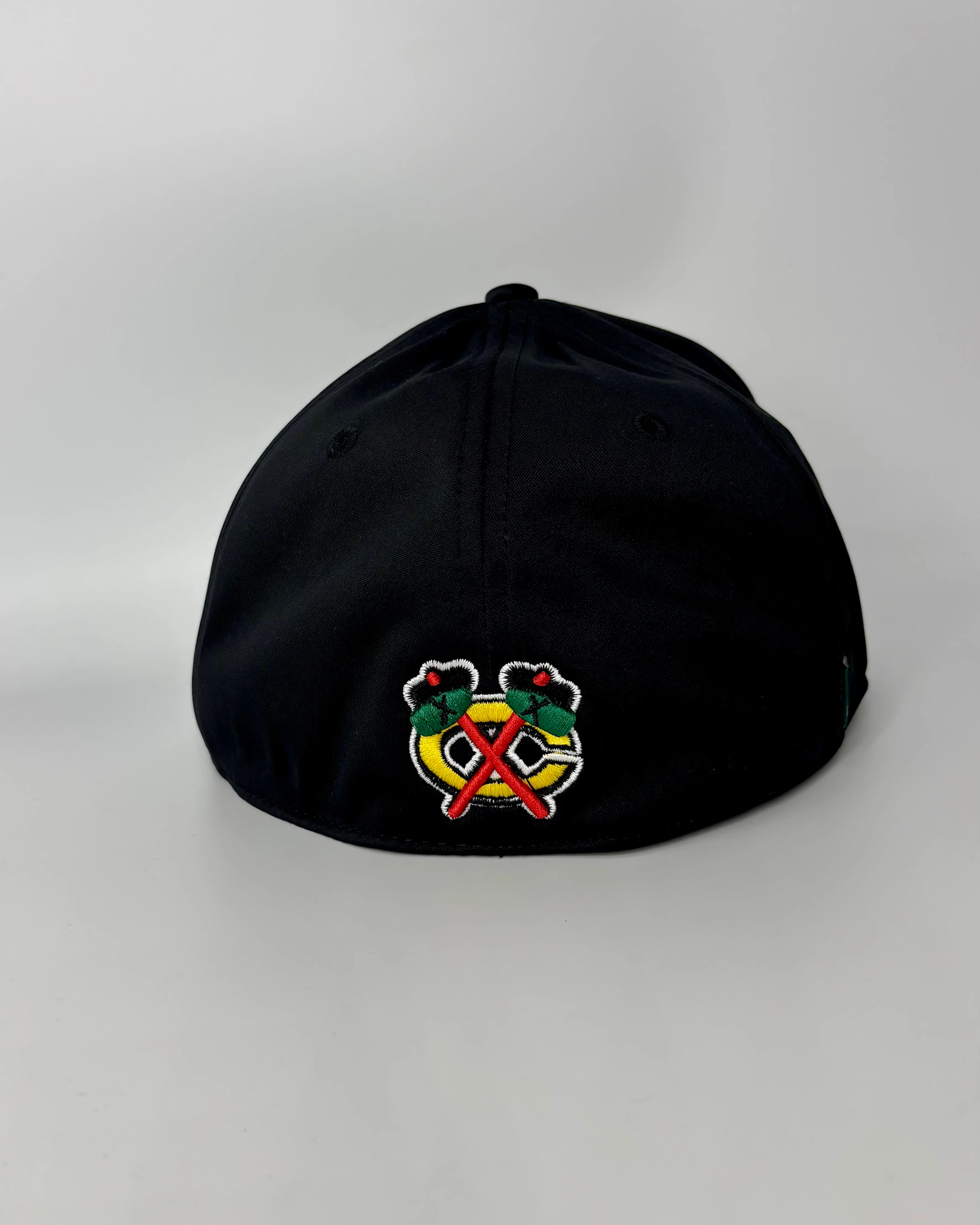 Rockford IceHogs Legacy Cool Fit Stretch Hat with Blackhawk logo on back - Image 4