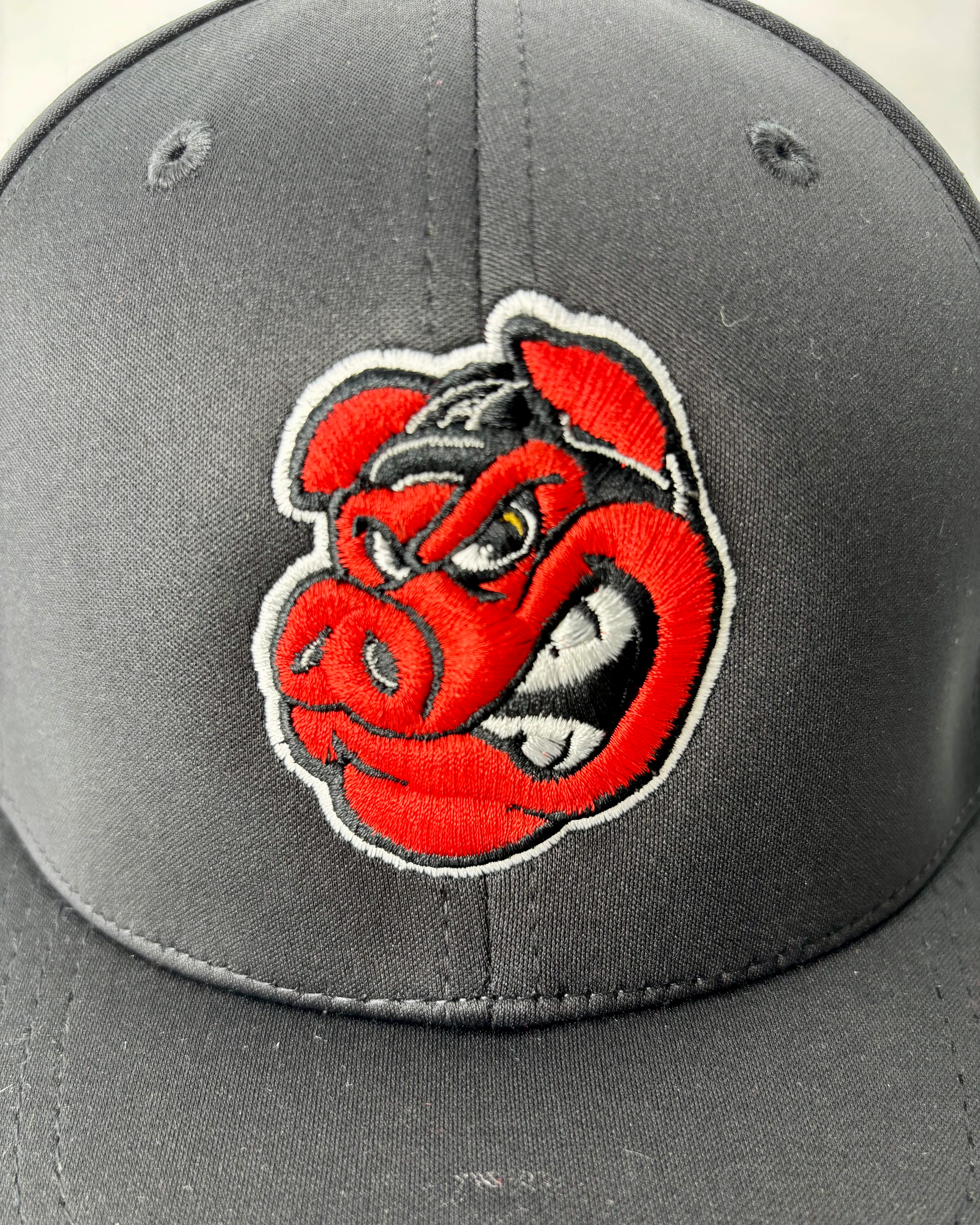 Rockford IceHogs Legacy Cool Fit Stretch Hat with Blackhawk logo on back - Image 5