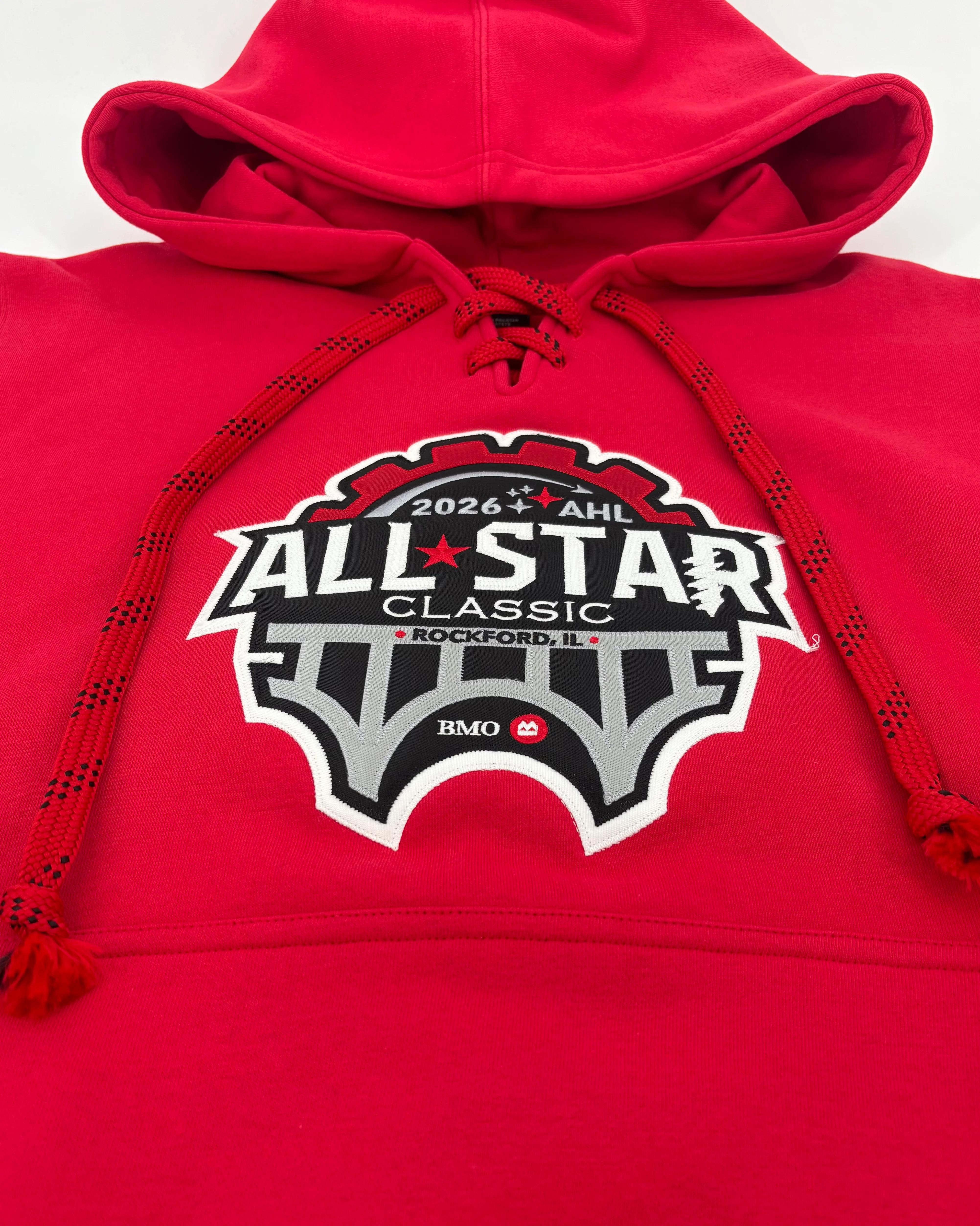 Rockford IceHogs Red All Star Laced Hoodie - Image 2