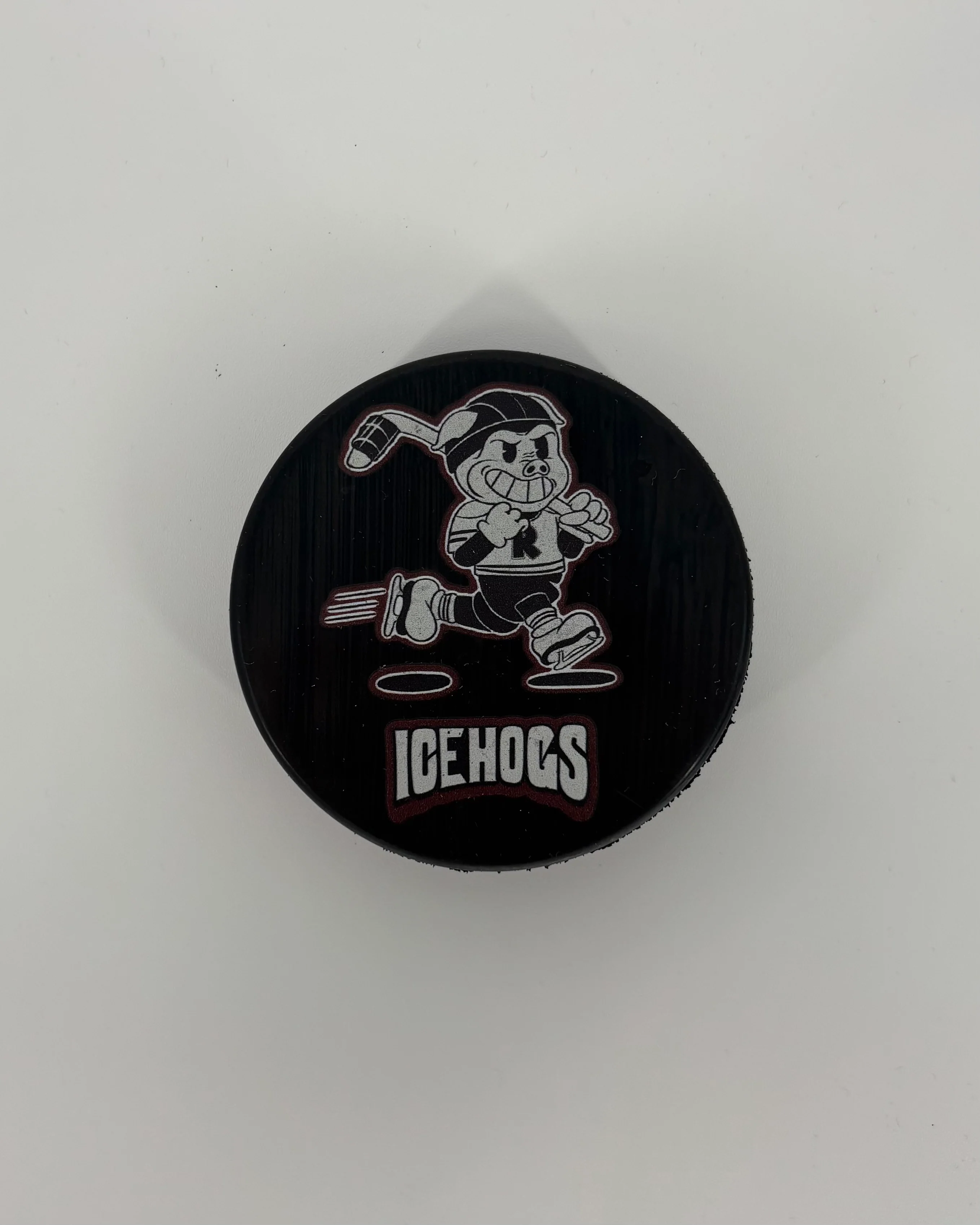 Rockford IceHogs Retro Puck
