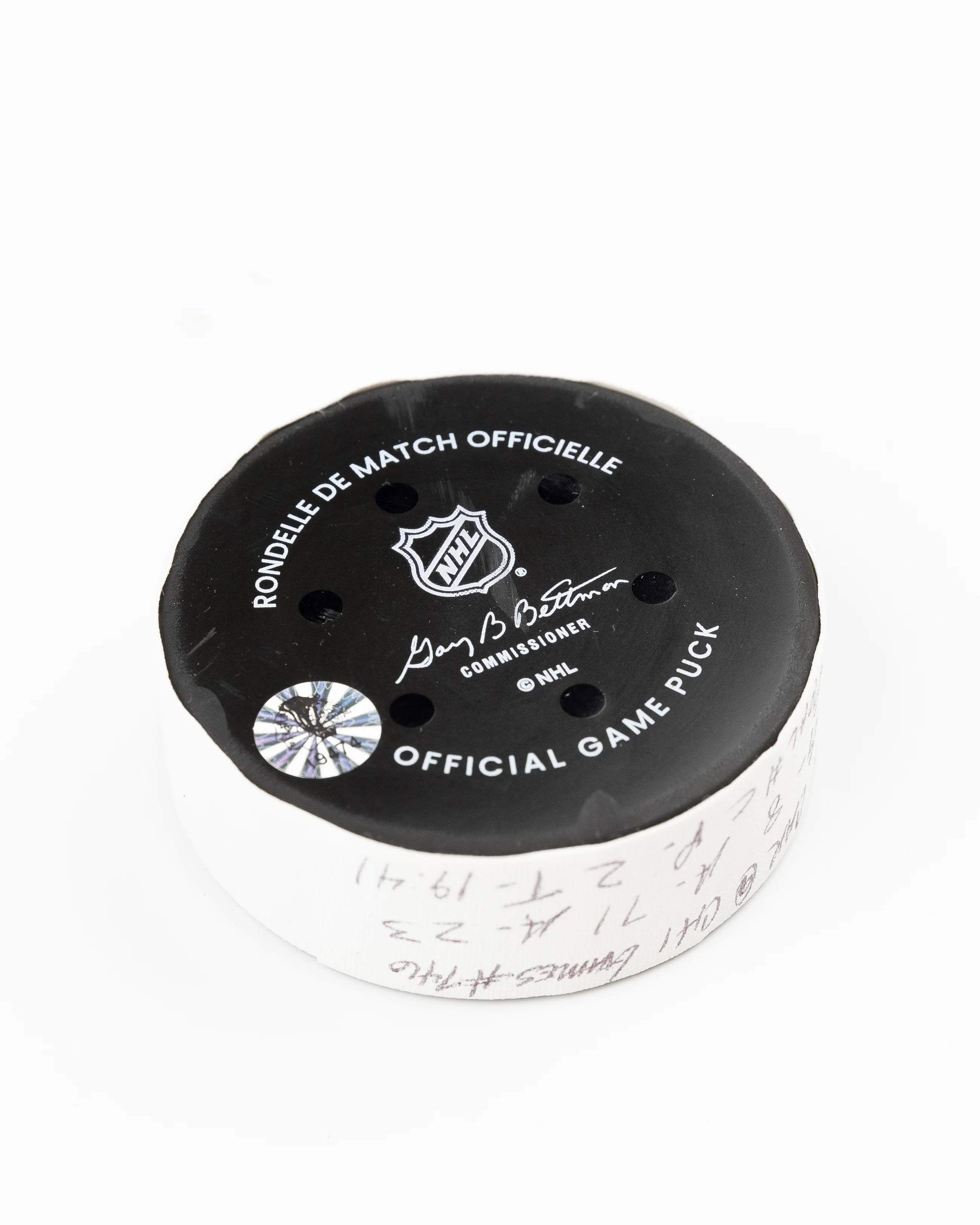 Ryan Donato Game-Used Goal Puck 1/20/25 19474 - Image 8