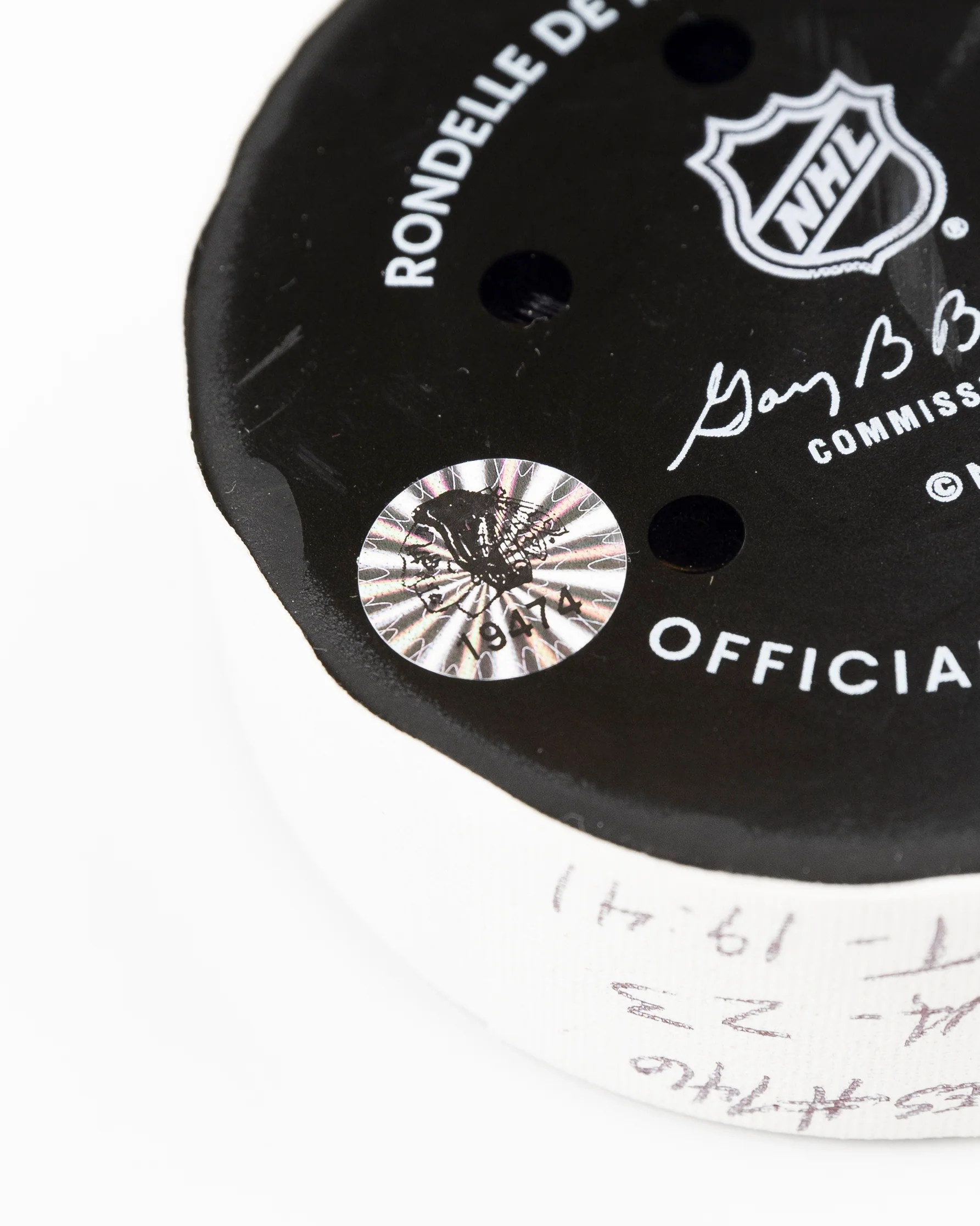 Ryan Donato Game-Used Goal Puck 1/20/25 19474 - Image 9