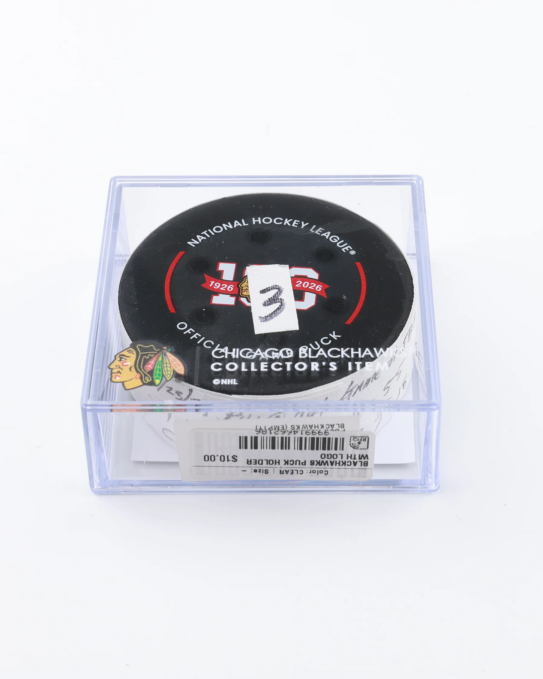 Ryan Donato Game-Used Goal Puck 12/23/2025 23810